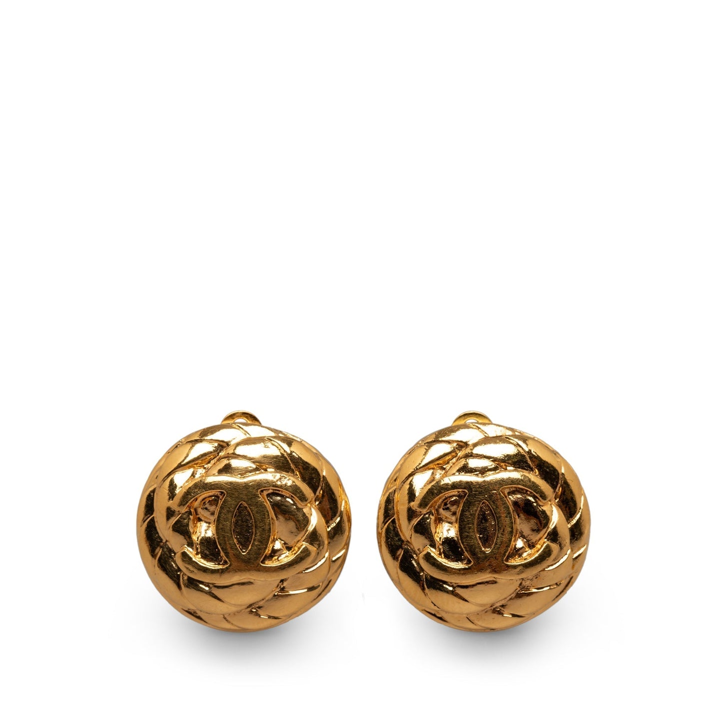 CHANEL CC Clip On Earrings Costume Earrings