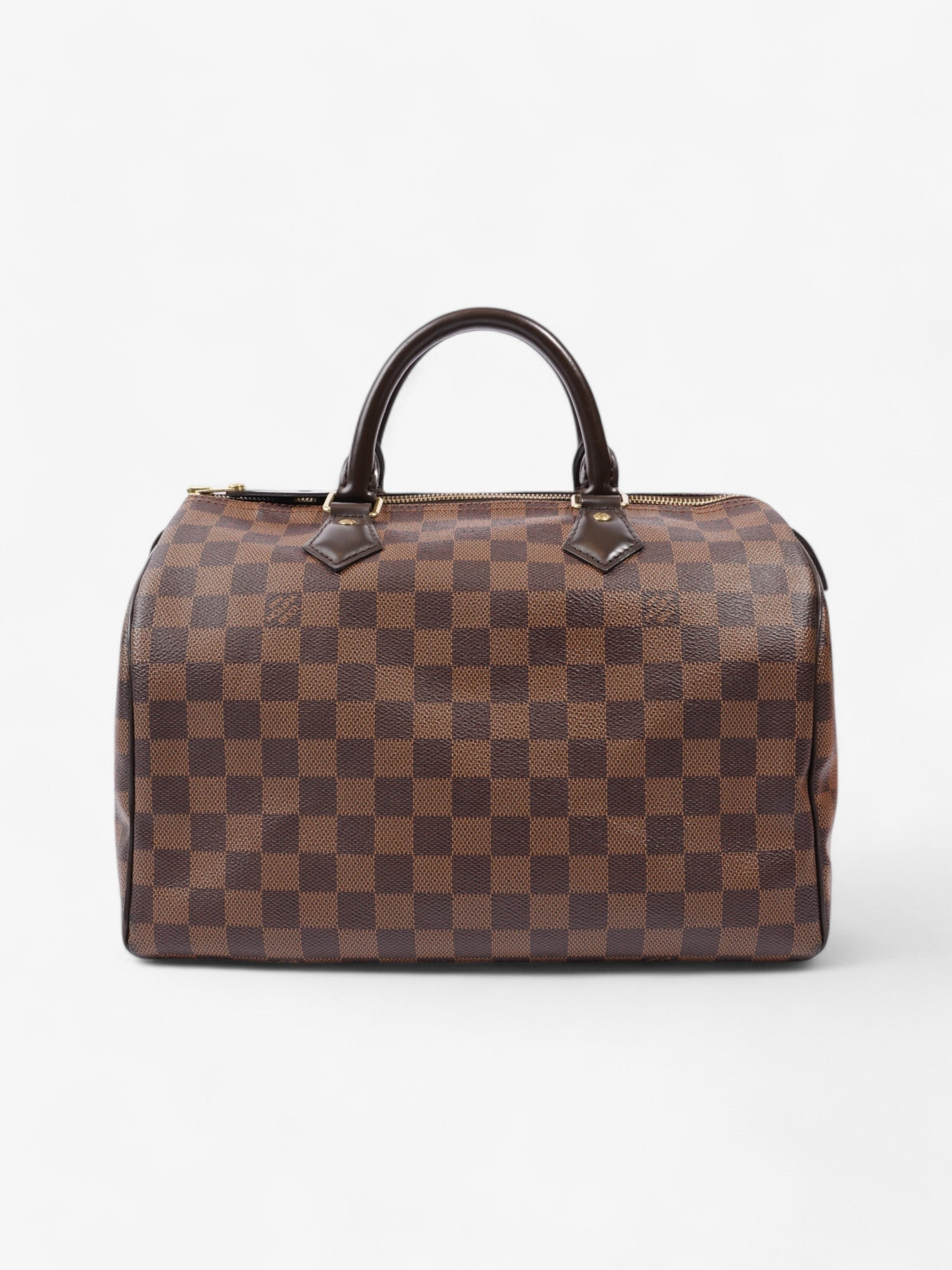 Louis Vuitton Speedy Ebene Coated 30 Canvas Coated Canvas Damier Apparel Canvas 49