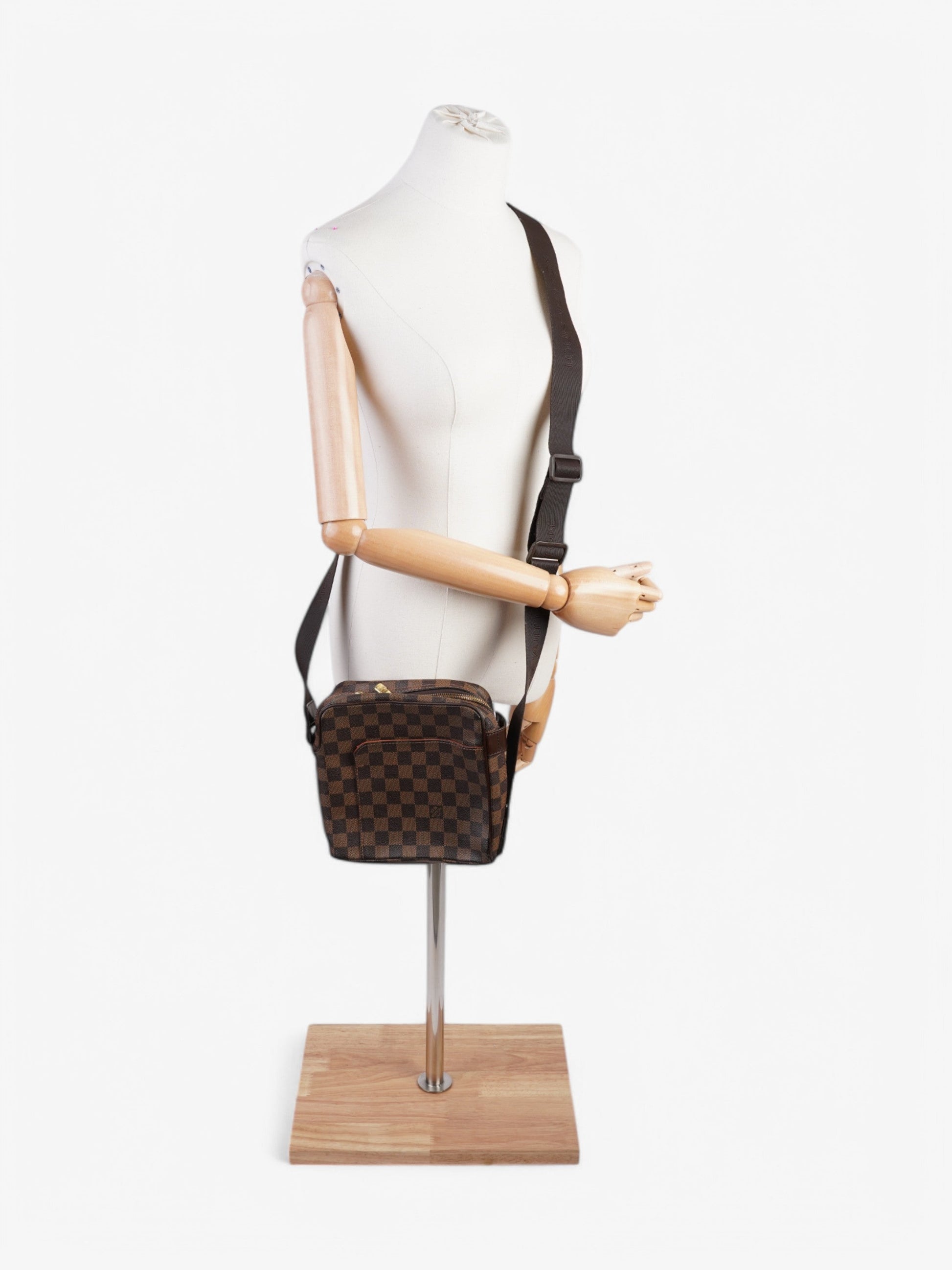 Louis Vuitton Olaf Ebene Coated PM Damier Canvas Coated Canvas Apparel