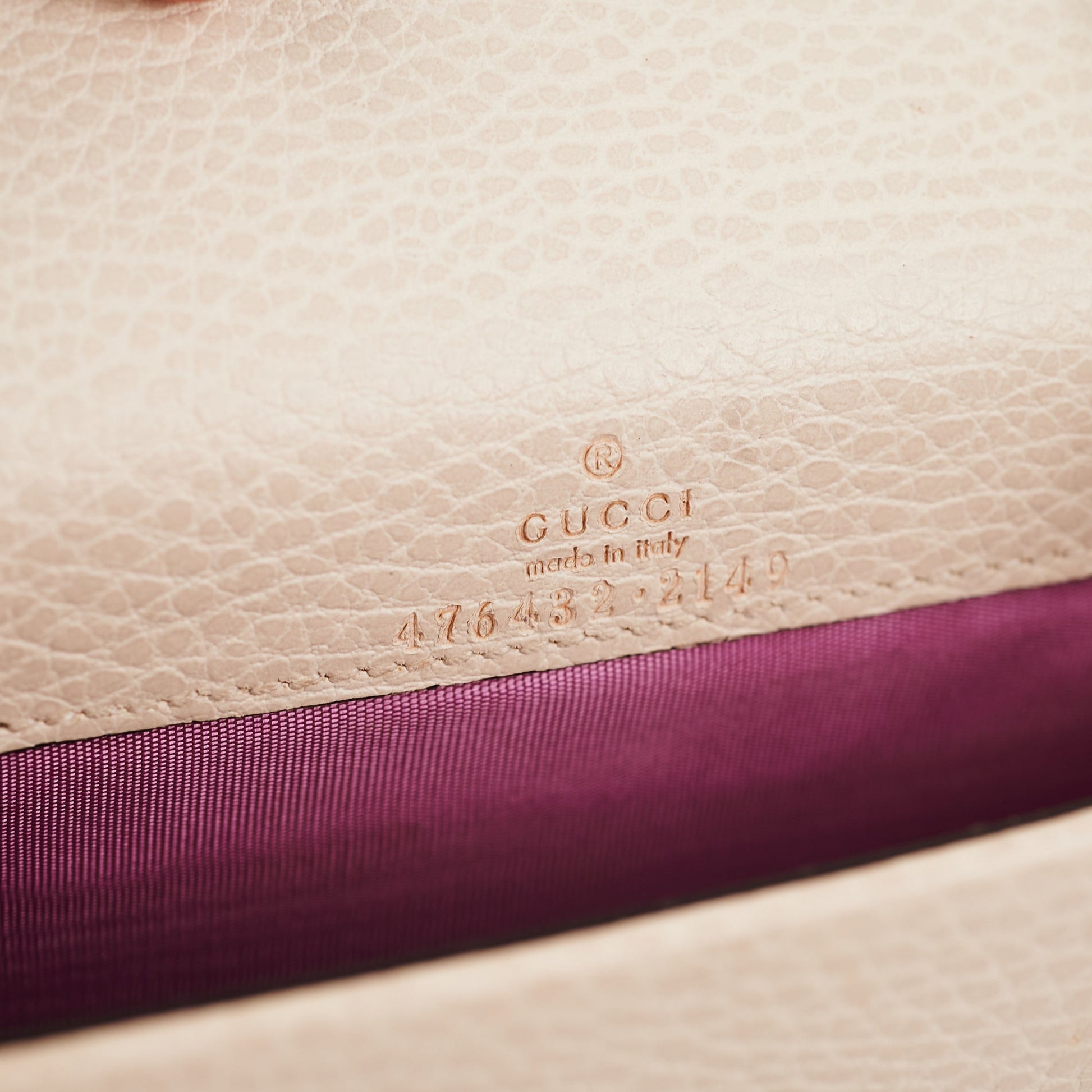 Gucci Dionysus Super Crossbody Bag Leather White