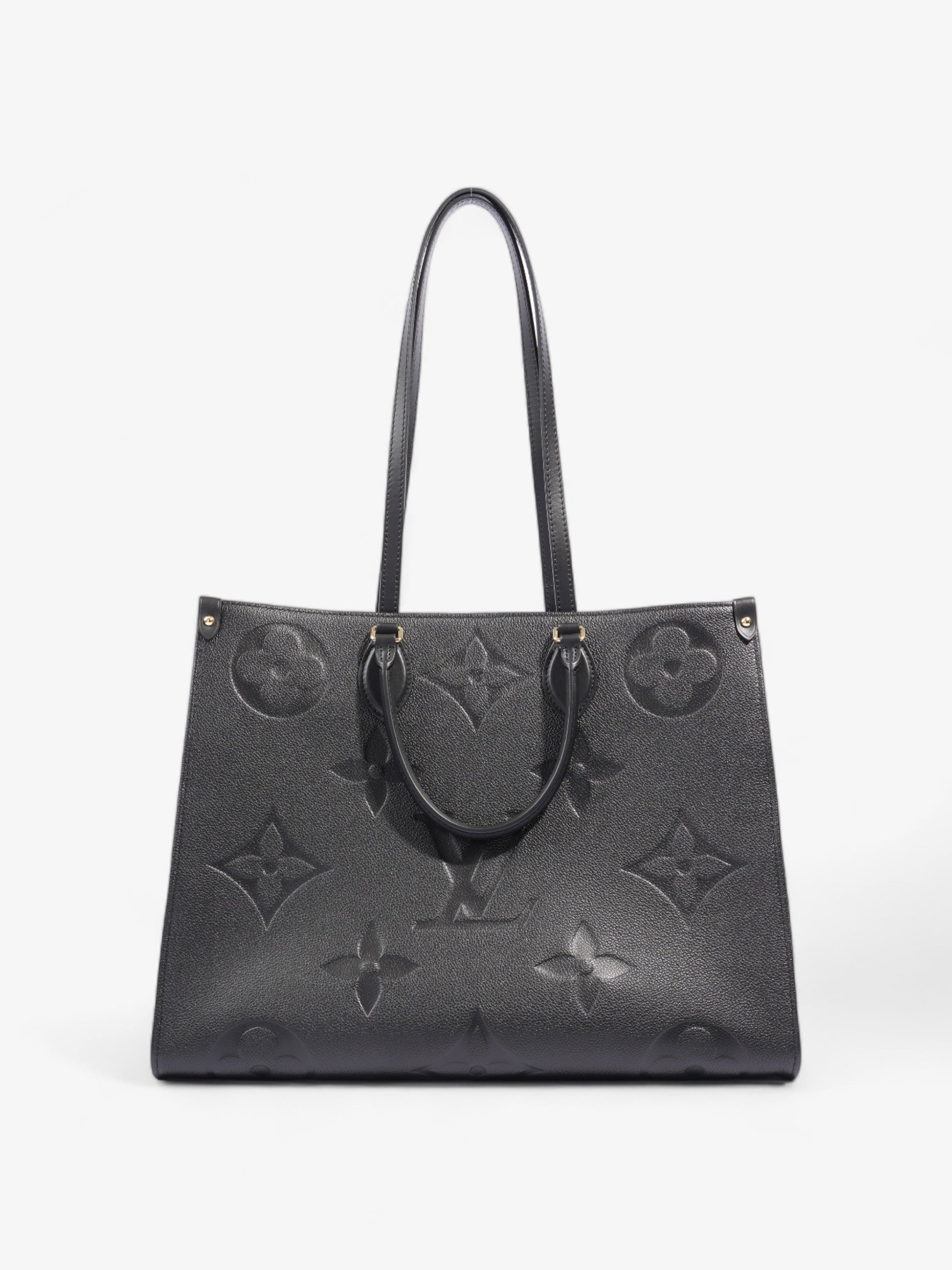 Louis Vuitton OnTheGo GM Monogram Empreinte Leather Black Handbag