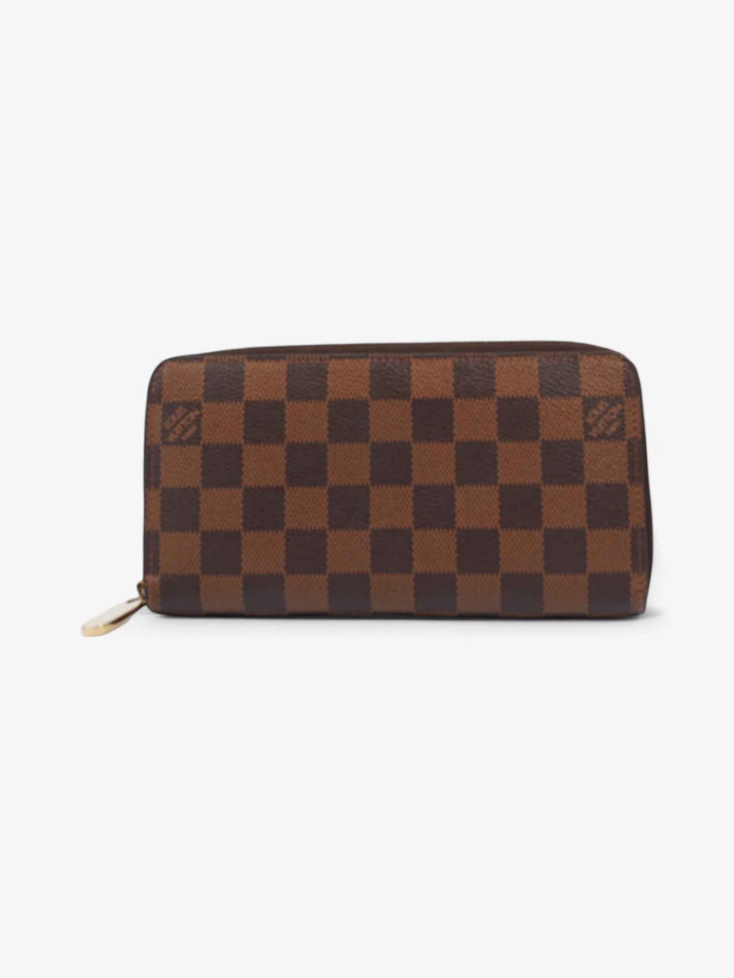 Louis Vuitton Zippy Ebene Coated Damier Canvas Coated Canvas Wallet Case