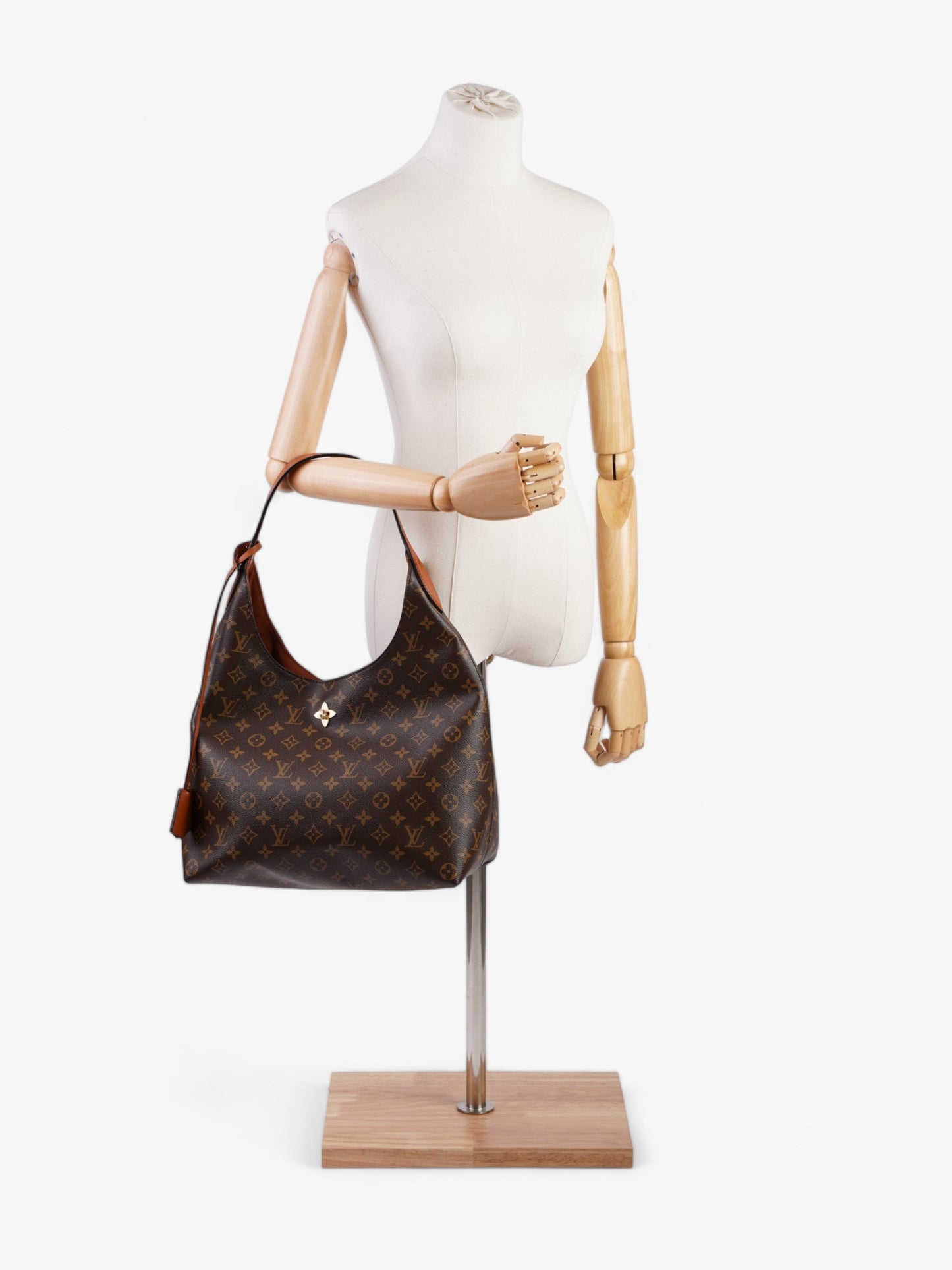 Louis Vuitton Flower Hobo Coated Monogram Canvas Coated Canvas Apparel