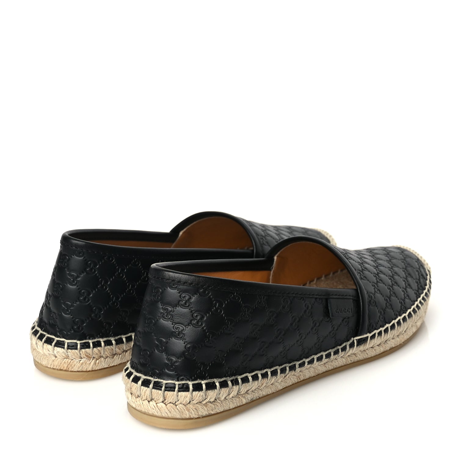 Gucci Microguccissima Signature Espadrilles 36 Black