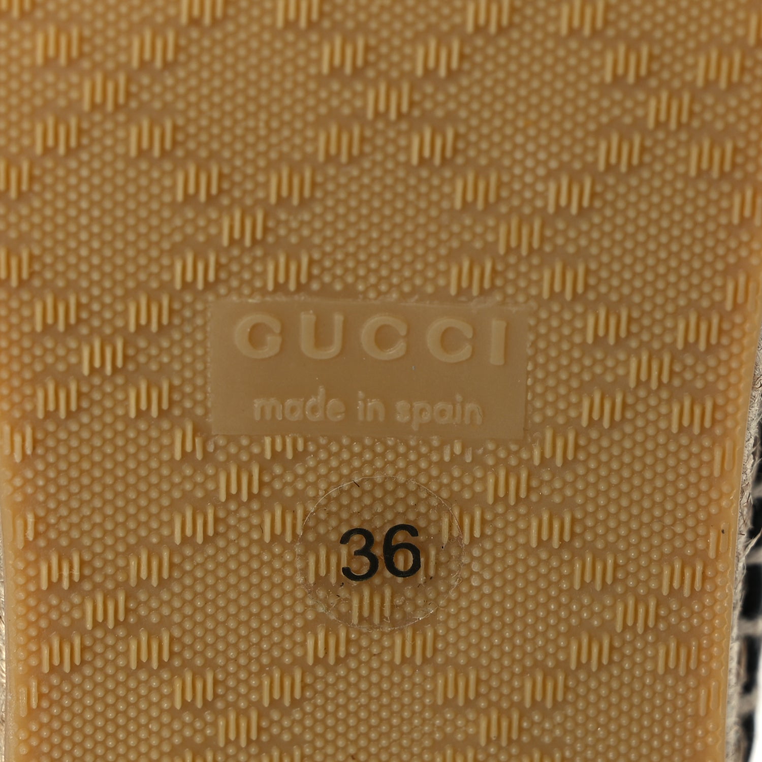 Gucci Microguccissima Signature Espadrilles 36 Black