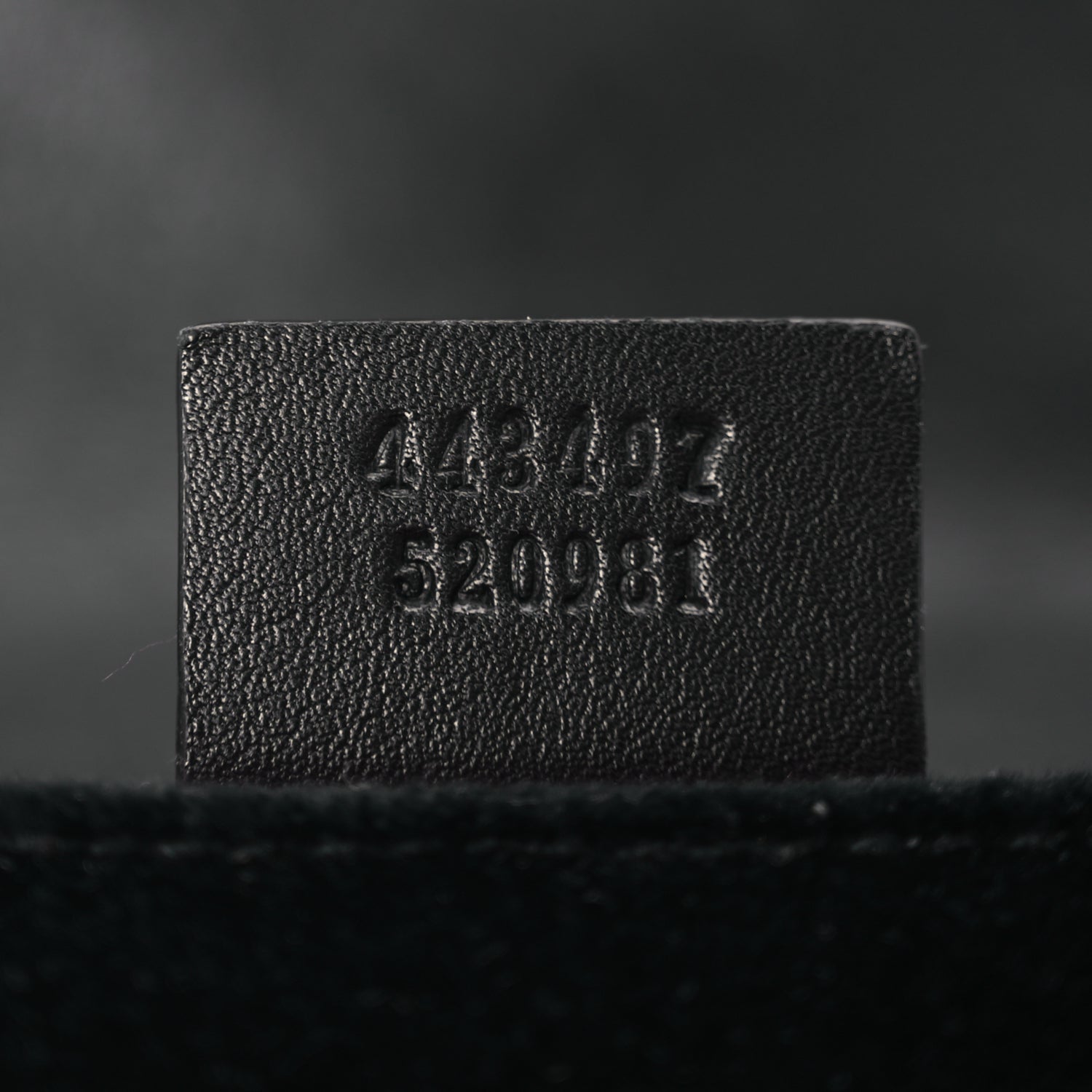 Gucci Velvet Matelasse Small GG Marmont Shoulder Bag Black