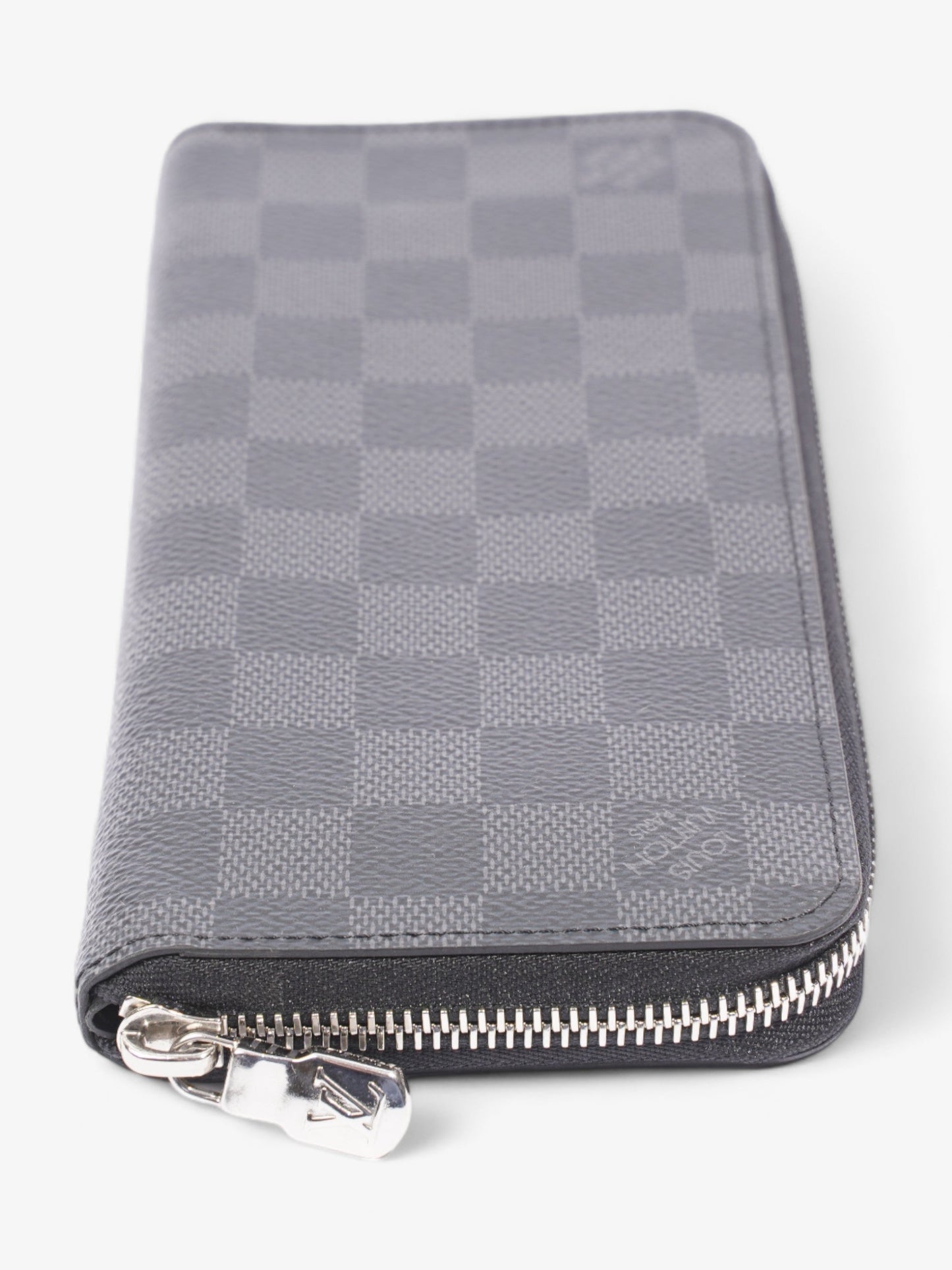 Louis Vuitton Zippy Graphite Coated Damier Canvas Coated Canvas Wallet Case