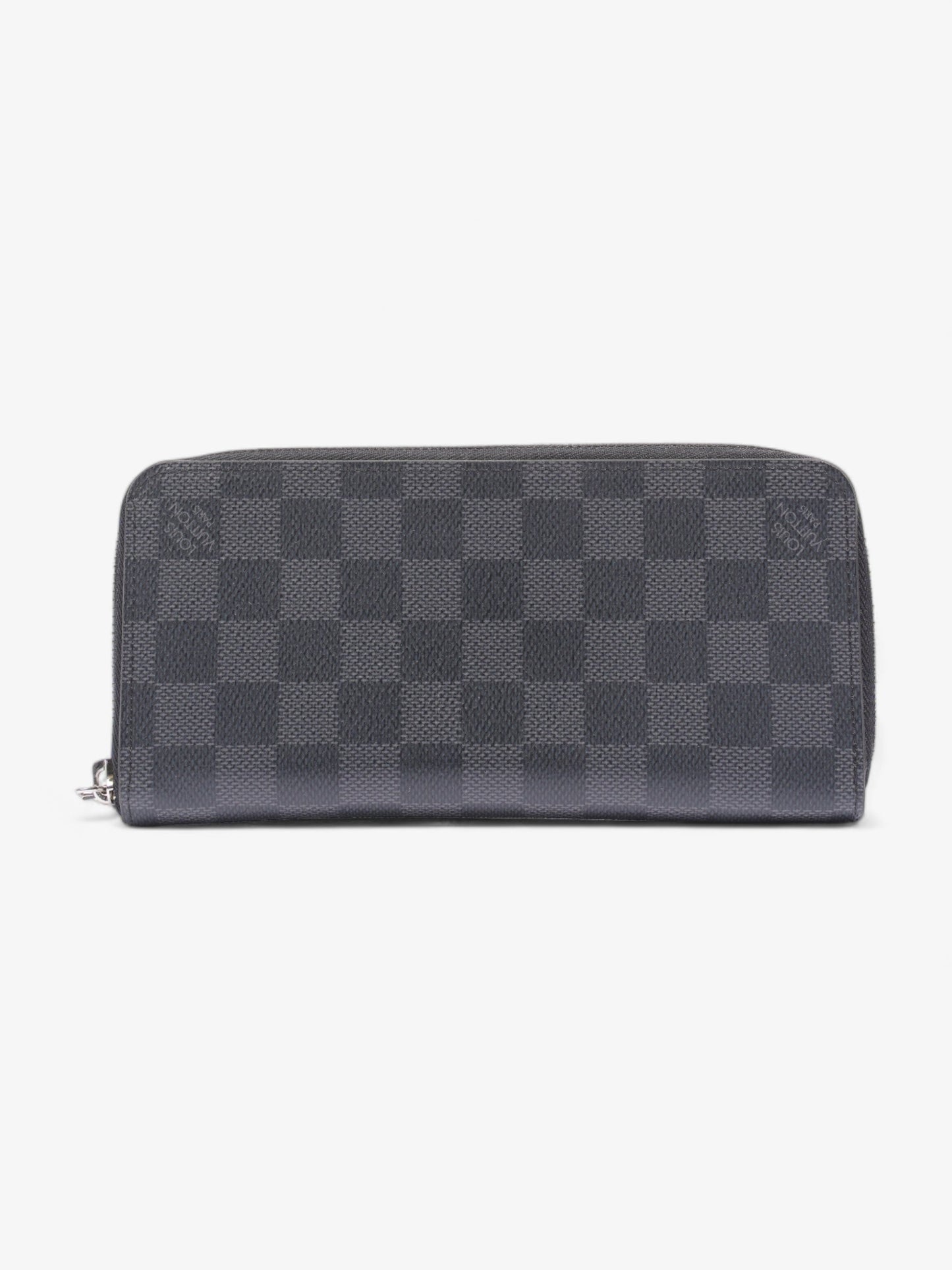 Louis Vuitton Zippy Graphite Coated Damier Canvas Coated Canvas Wallet Case