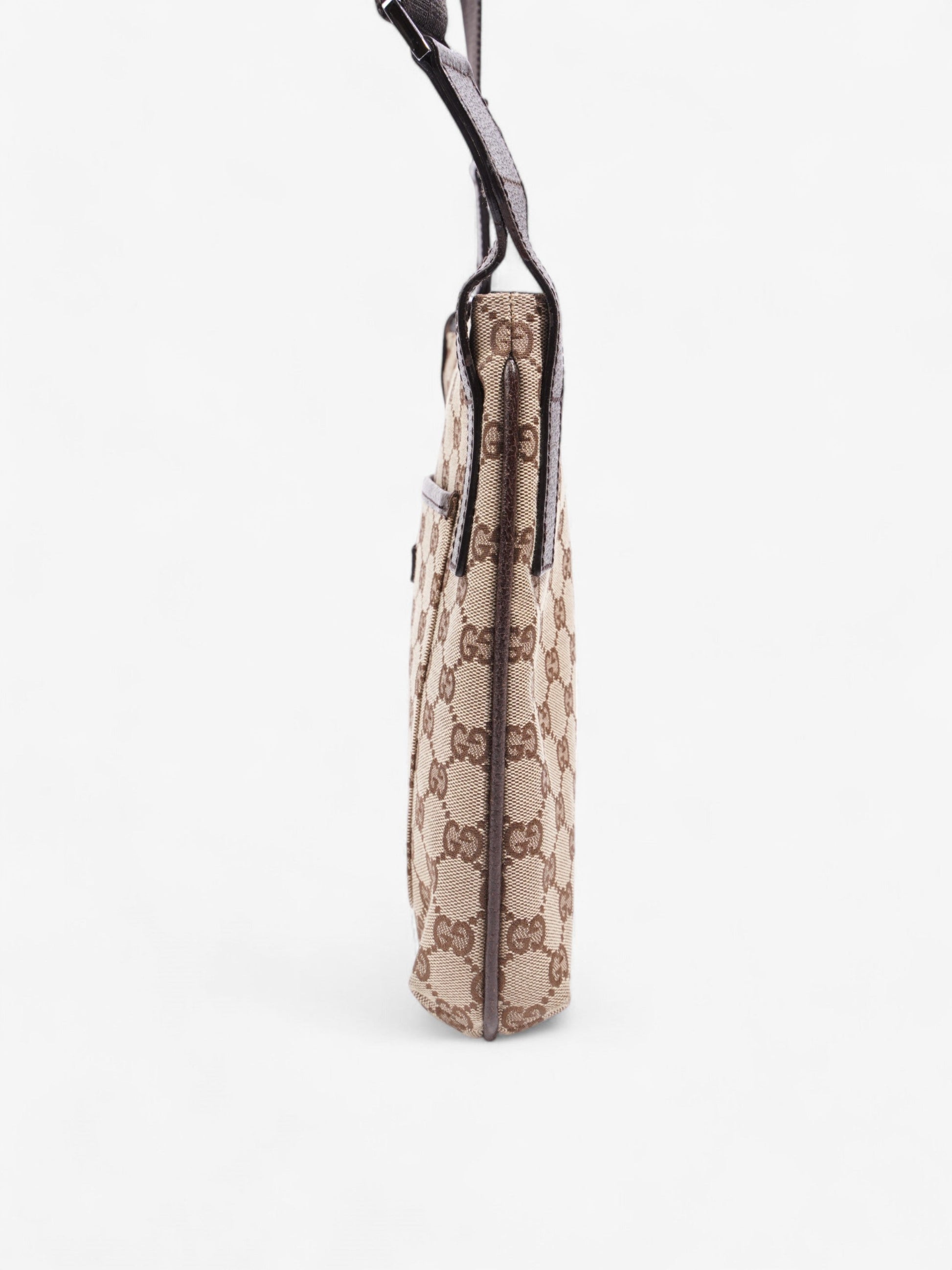 Gucci Messenger Bag Supreme Canvas Brown Travel Bag