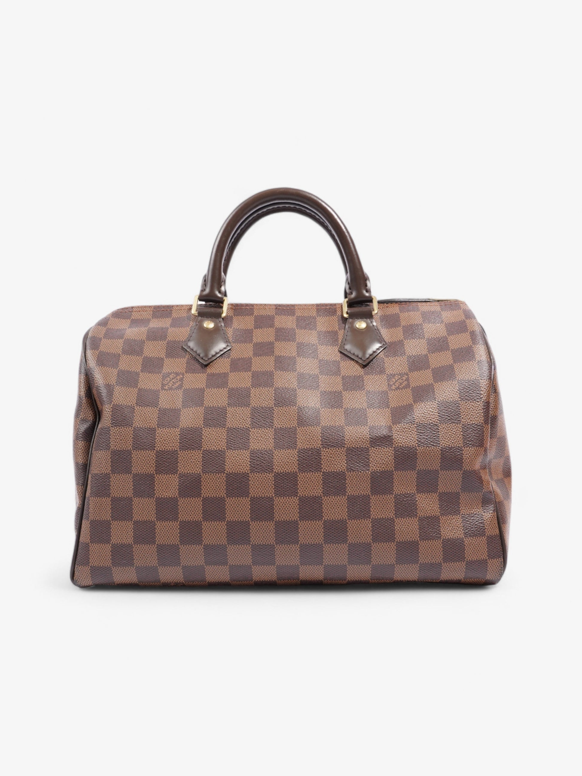Louis Vuitton Speedy Ebene Coated 30 Canvas Coated Canvas Damier Apparel Canvas 36