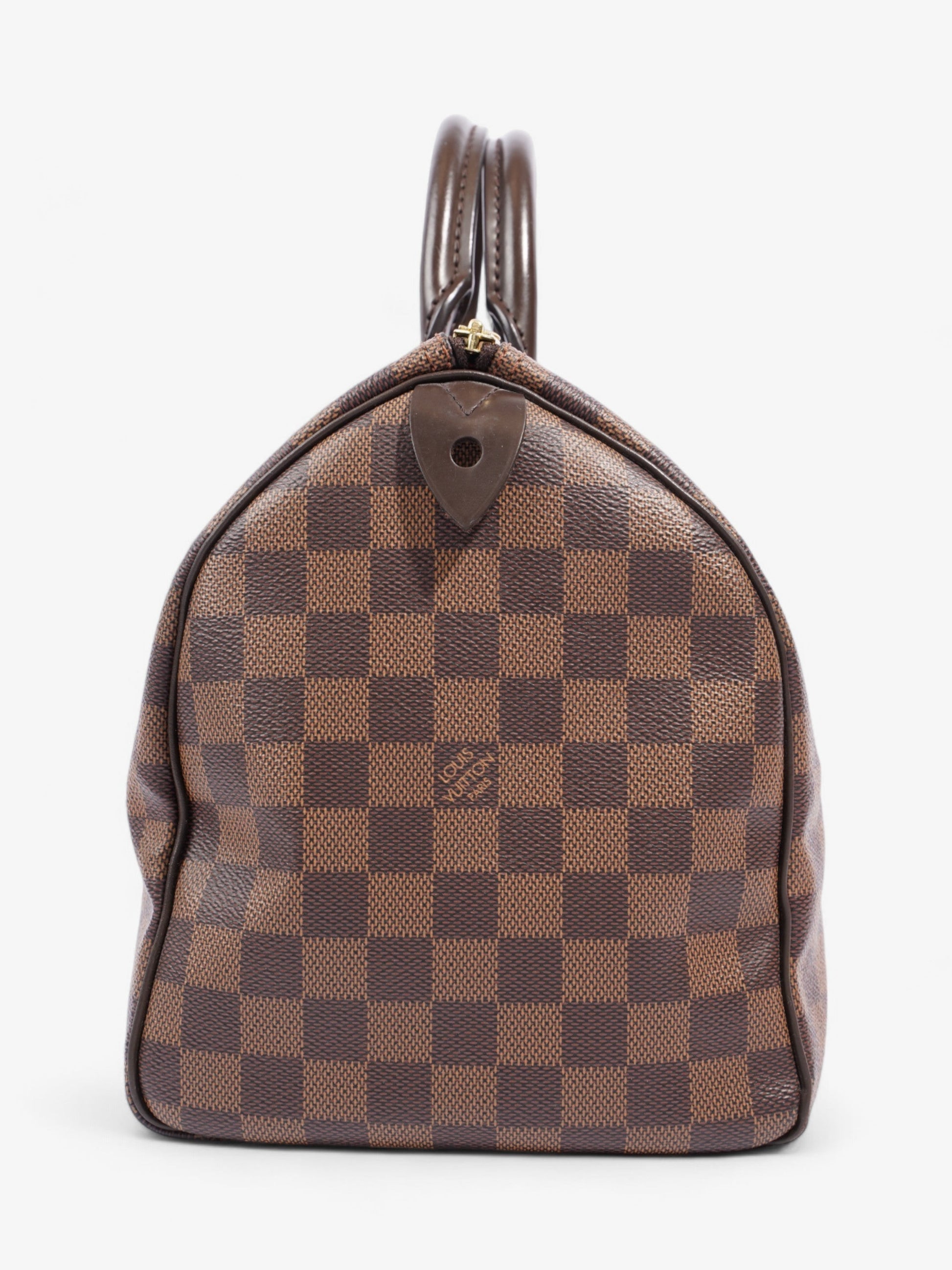 Louis Vuitton Speedy Ebene Coated 30 Canvas Coated Canvas Damier Apparel Canvas 36