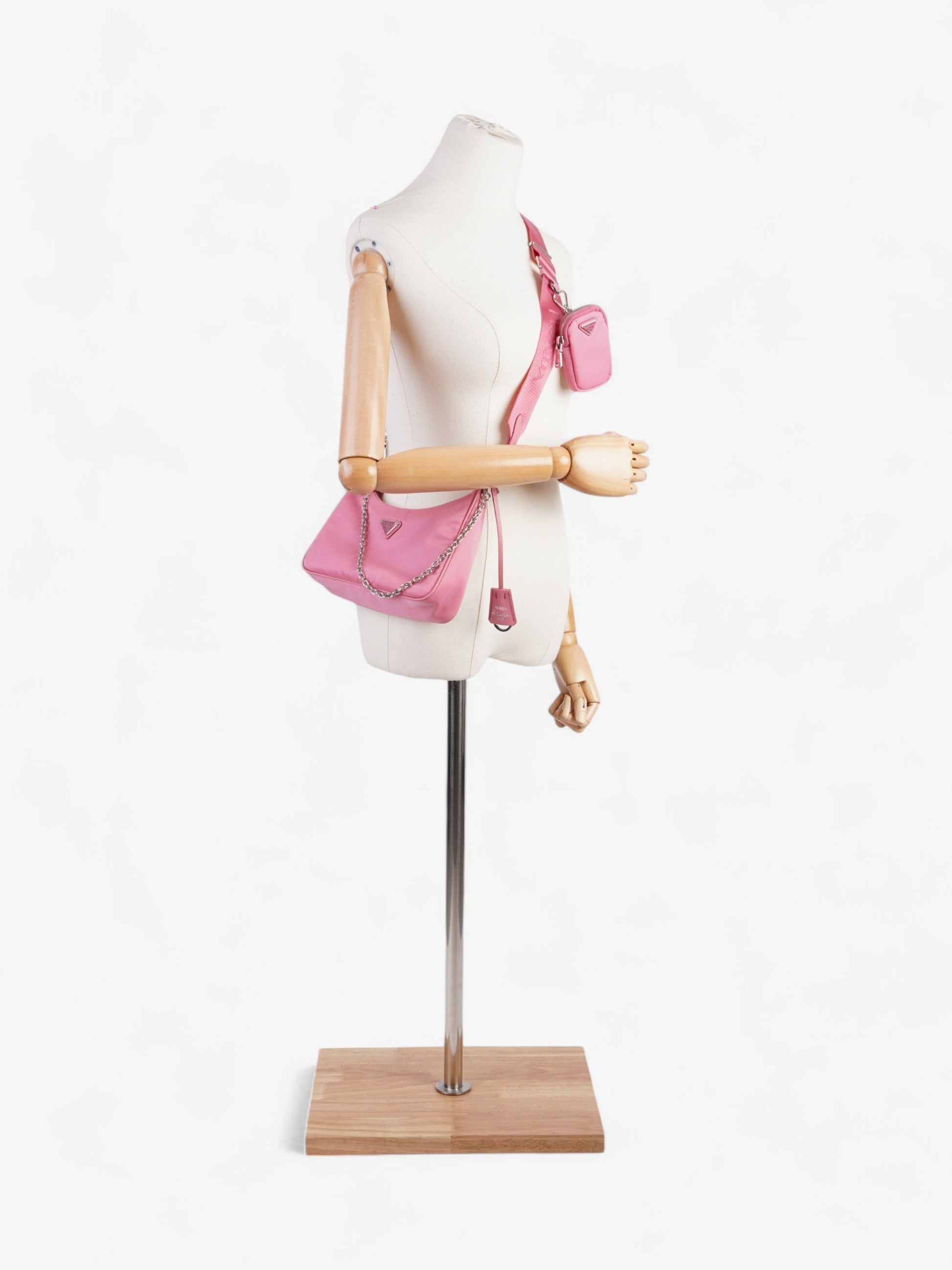 Prada Re Edition Re Crossbody Bag Nylon Pink