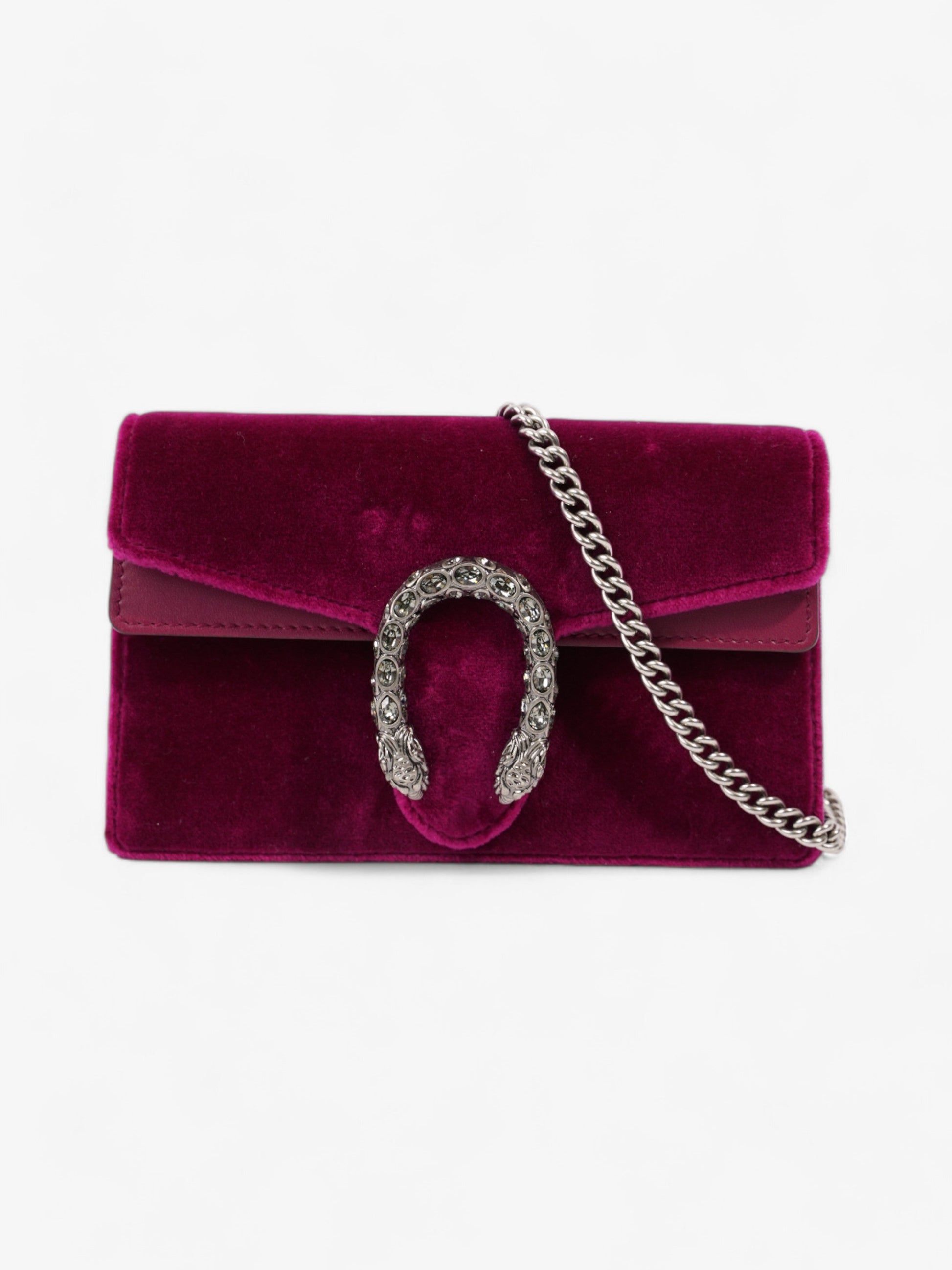 Gucci Dionysus Magneta Velvet Super Crossbody Bag Mini