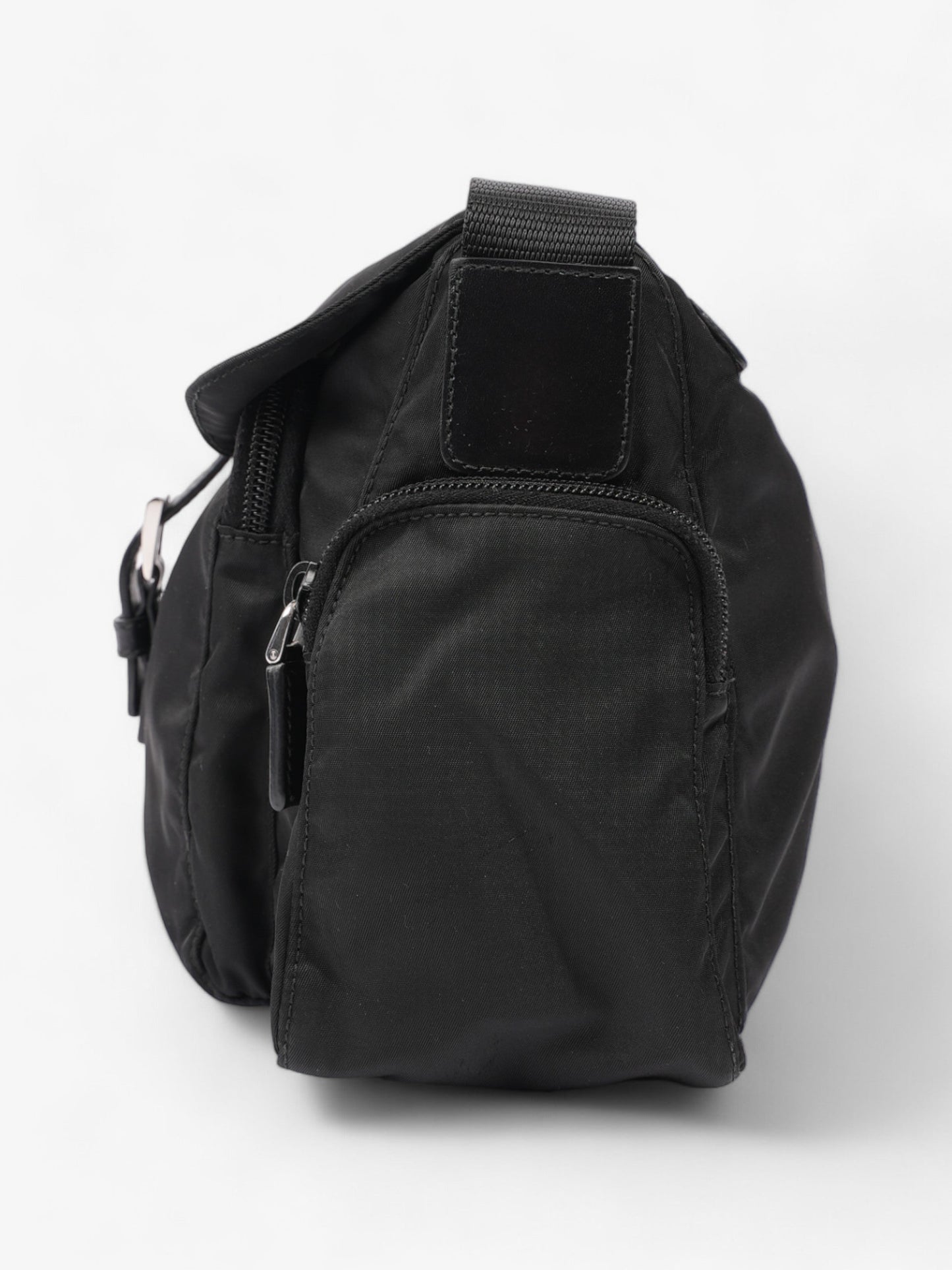 Prada Tessuto Crossbody Re Nylon Black Crossbody Bag