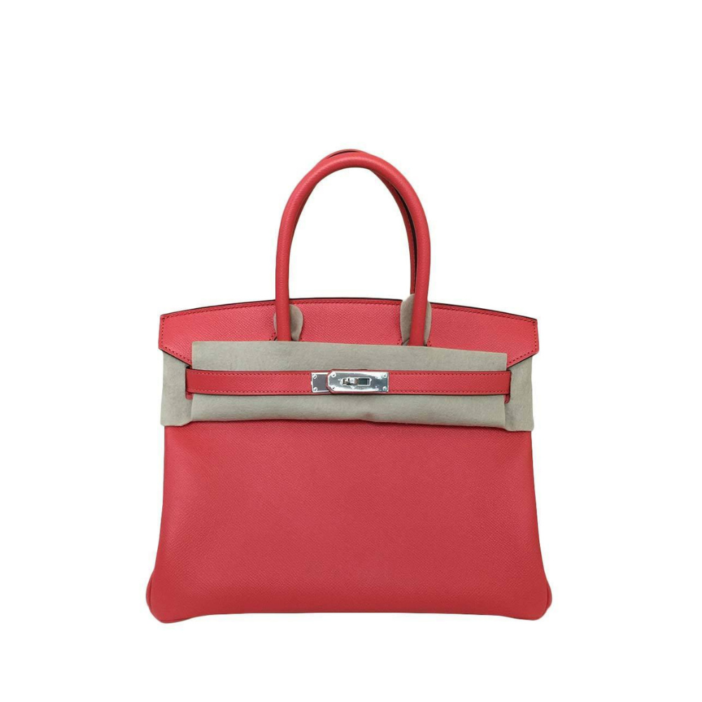 Gucci Hermes Birkin Swift Rose Texas Palladium Hardware Travel Bag