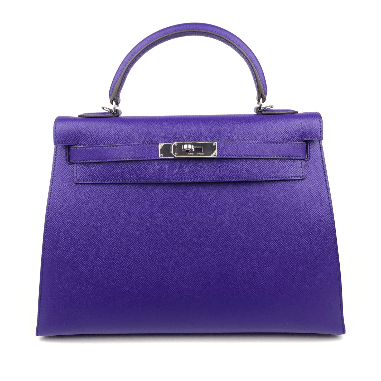 Hermes Luxury Cm Violet Epsom Sellier Kelly W Travel Bag