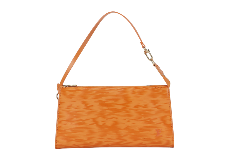LOUIS VUITTON POCHETTE ACCESSOIRES POUCH (M5294H) MANDARIN EPI LEATHER GOLD HARDWARE NO DUST COVER