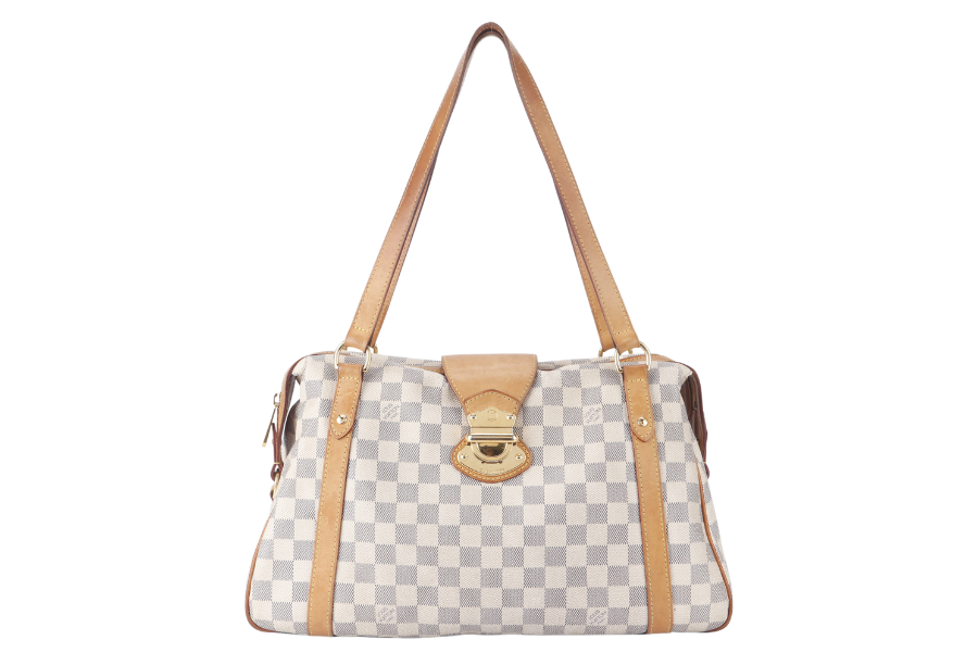 LOUIS VUITTON STRESA PM (N42220) DAMIER AZUR GOLD HARDWARE NO DUST COVER