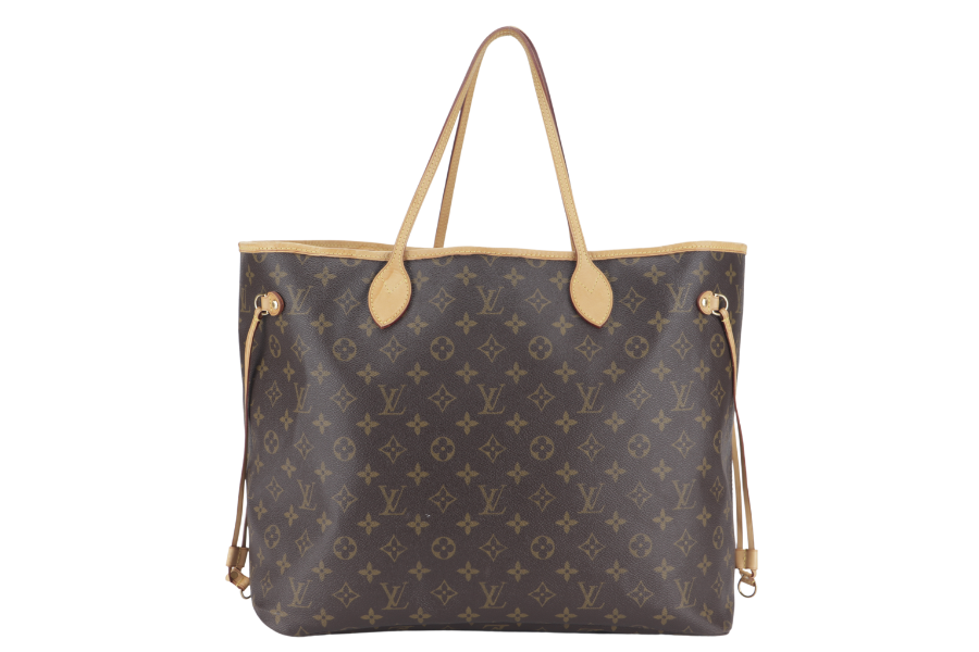 LOUIS VUITTON NEVERFULL GM (M40157) MONOGRAM CANVAS GOLD HARDWARE WITH DUST COVER
