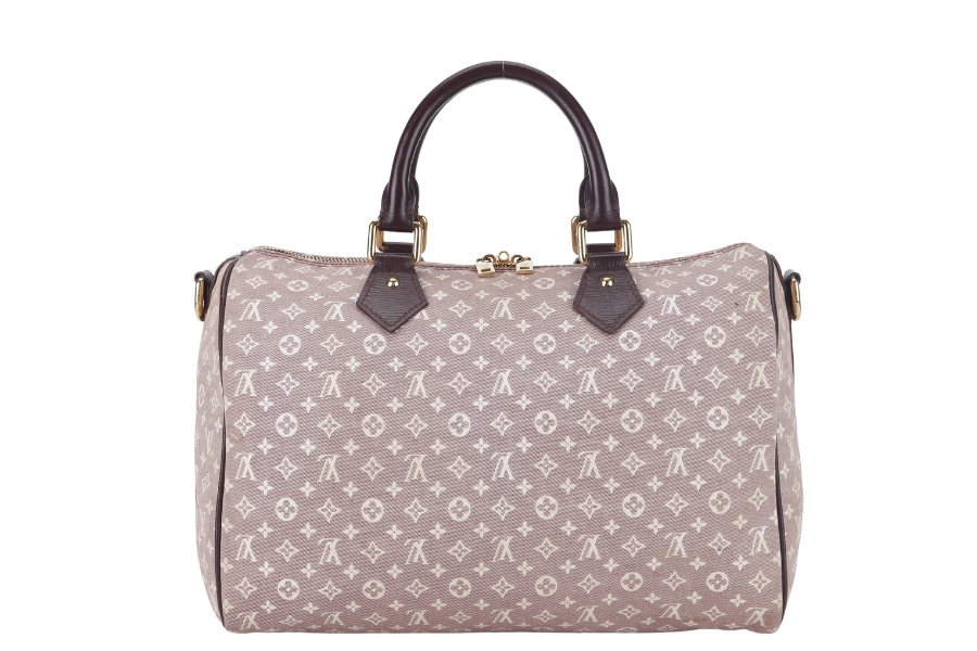 LOUIS VUITTON SPEEDY BANDOULIERE 30 (MB3173) MINI LIN MONOGRAM CANVAS GOLD HARDWARE WITH SLING