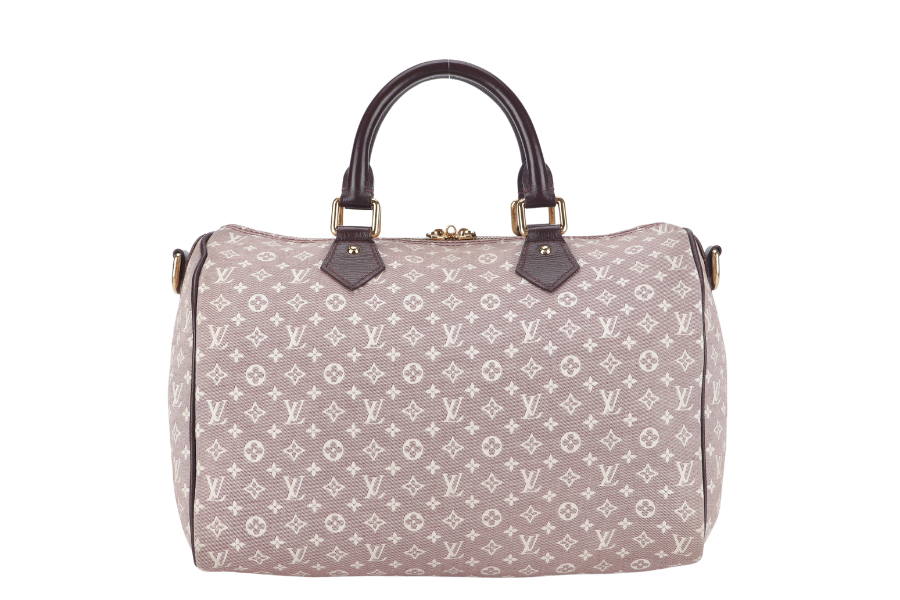 LOUIS VUITTON SPEEDY BANDOULIERE 30 (MB3173) MINI LIN MONOGRAM CANVAS GOLD HARDWARE WITH SLING