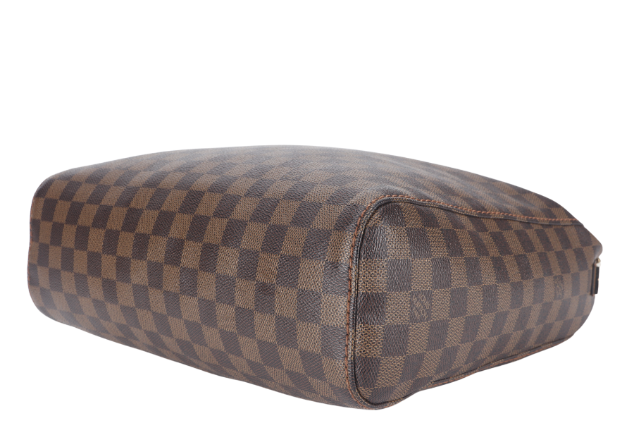 LOUIS VUITTON PORTOBELLO PM (N41184) DAMIER EBENE CANVAS HOBO BAG GOLD HARDWARE NO DUST COVER