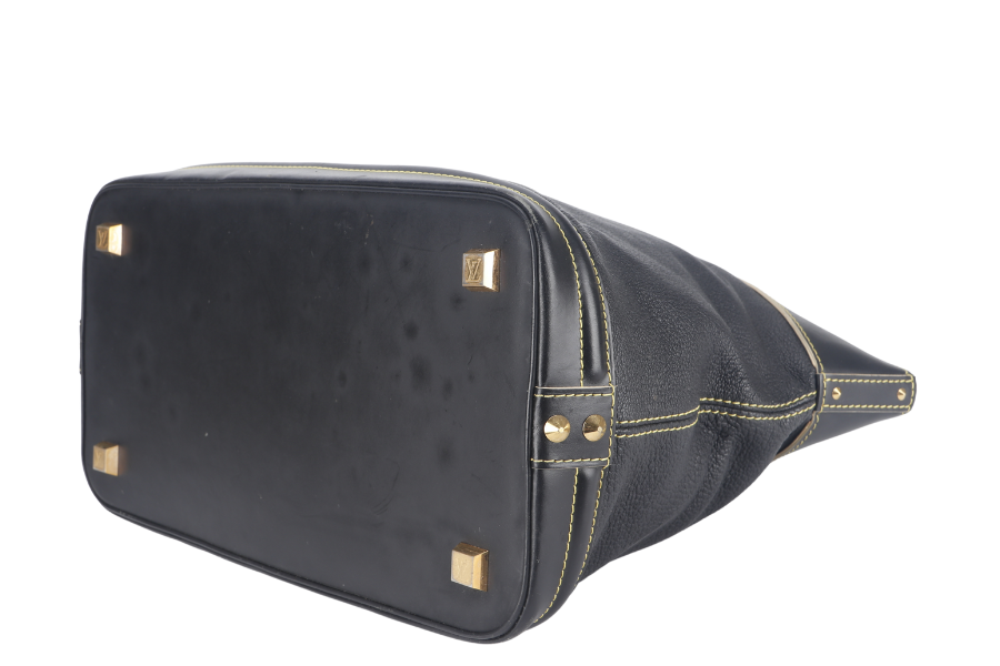 LOUIS VUITTON LOCKIT SUHALI PM BLACK LEATHER GOLD HARDWARE NO DUST COVER