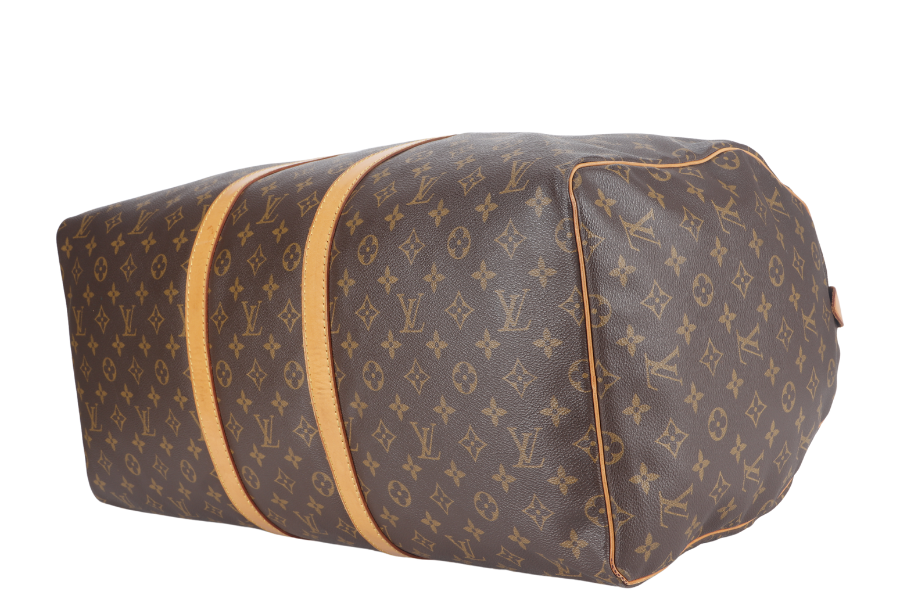 LOUIS VUITTON KEEPALL 55 (M41424) BROWN MONOGRAM CANVAS GOLD HARDWARE SP0974 NO DUST COVER