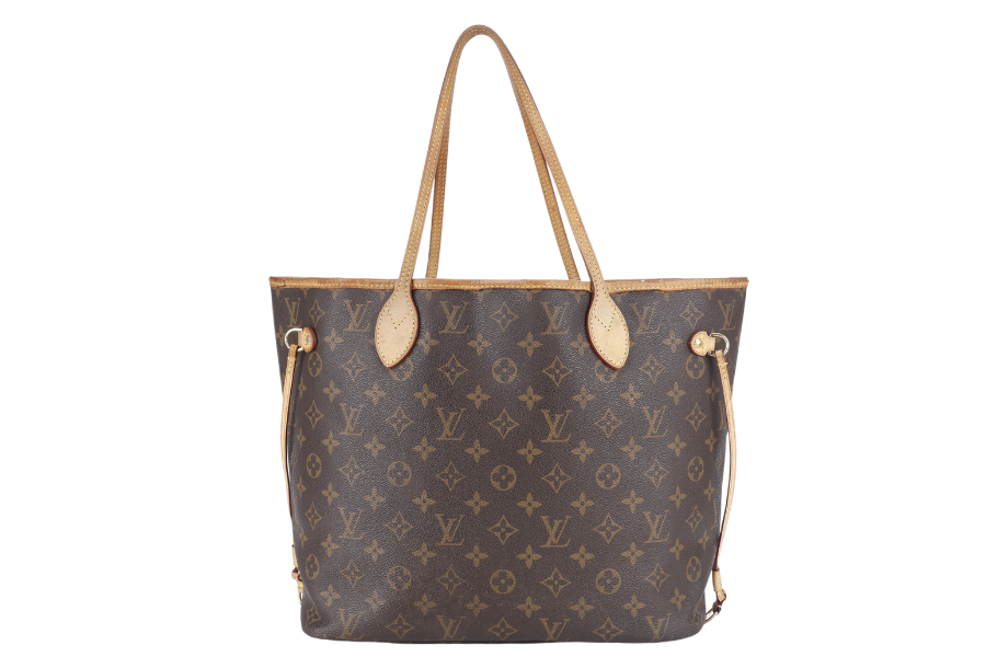 LOUIS VUITTON NEVERFULL M46975 MONOGRAM CANVAS GOLD HARDWARE NO DUST COVER