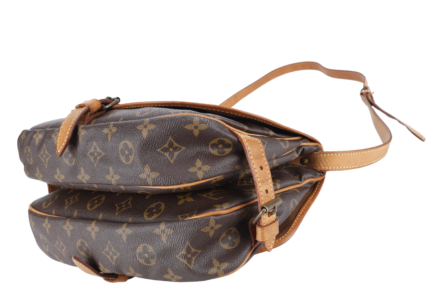 LOUIS VUITTON MONOGRAM CANVAS CHANTILLY CLOTH CROSSBODY BAG GOLD HARDWARE NO DUST COVER