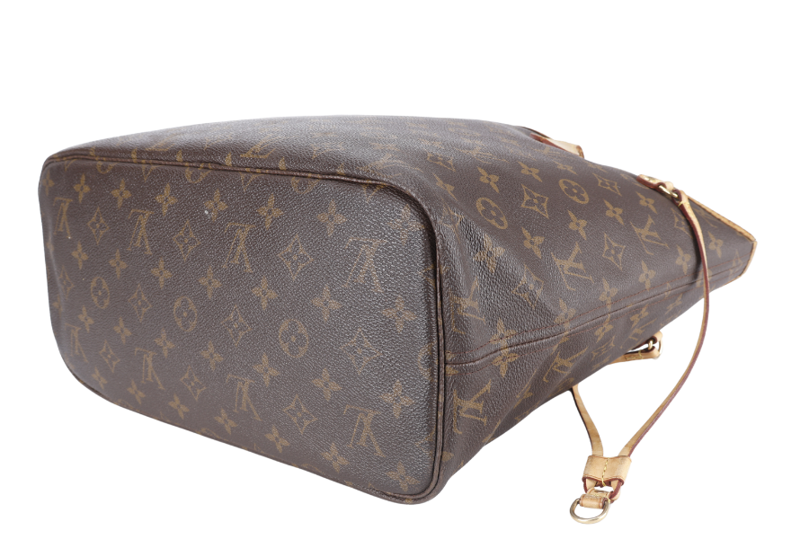 LOUIS VUITTON NEVERFULL M46975 MONOGRAM CANVAS GOLD HARDWARE NO DUST COVER
