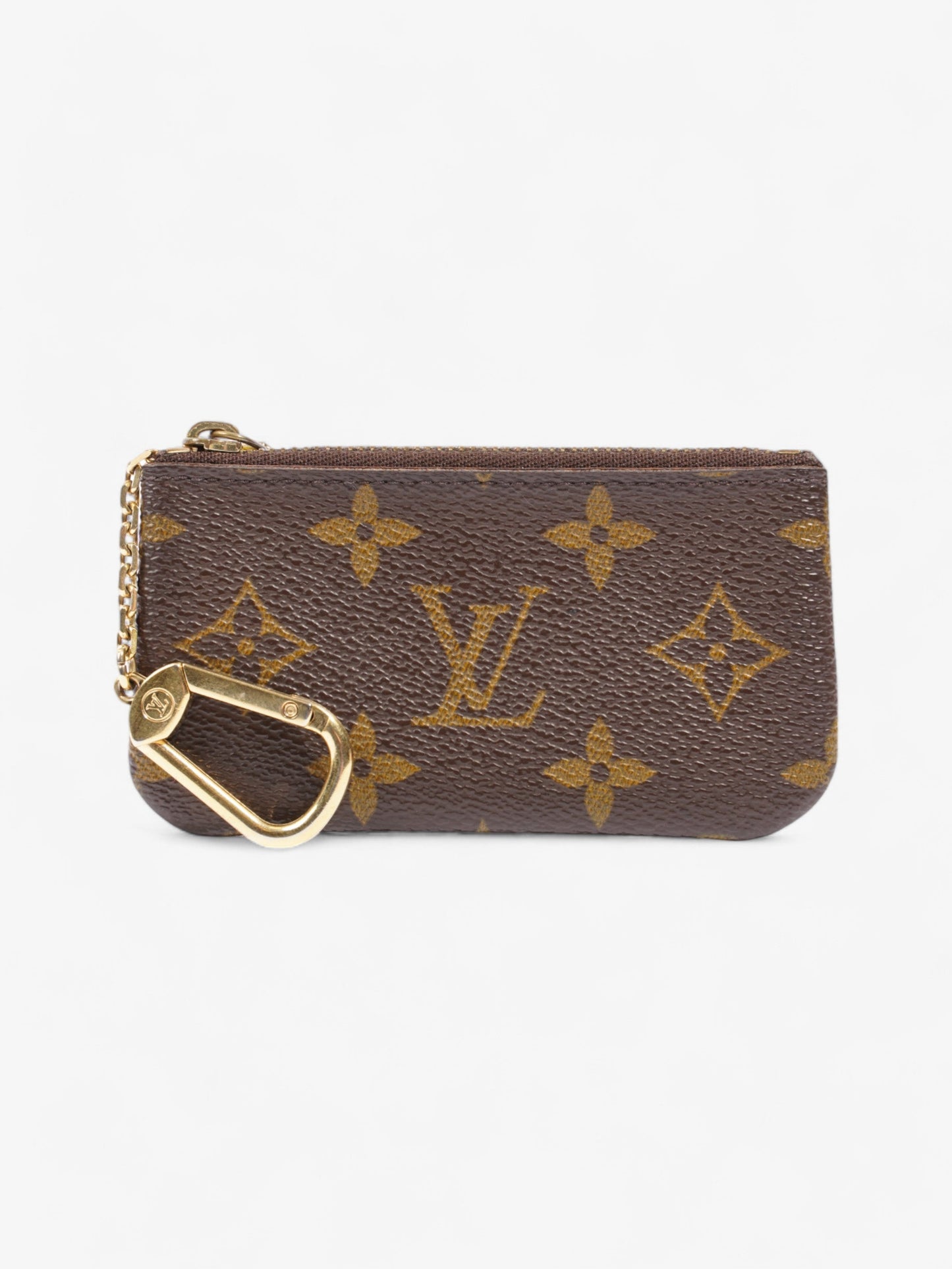 Louis Vuitton Monogram Gold Canvas Key Pouch Wallet Case