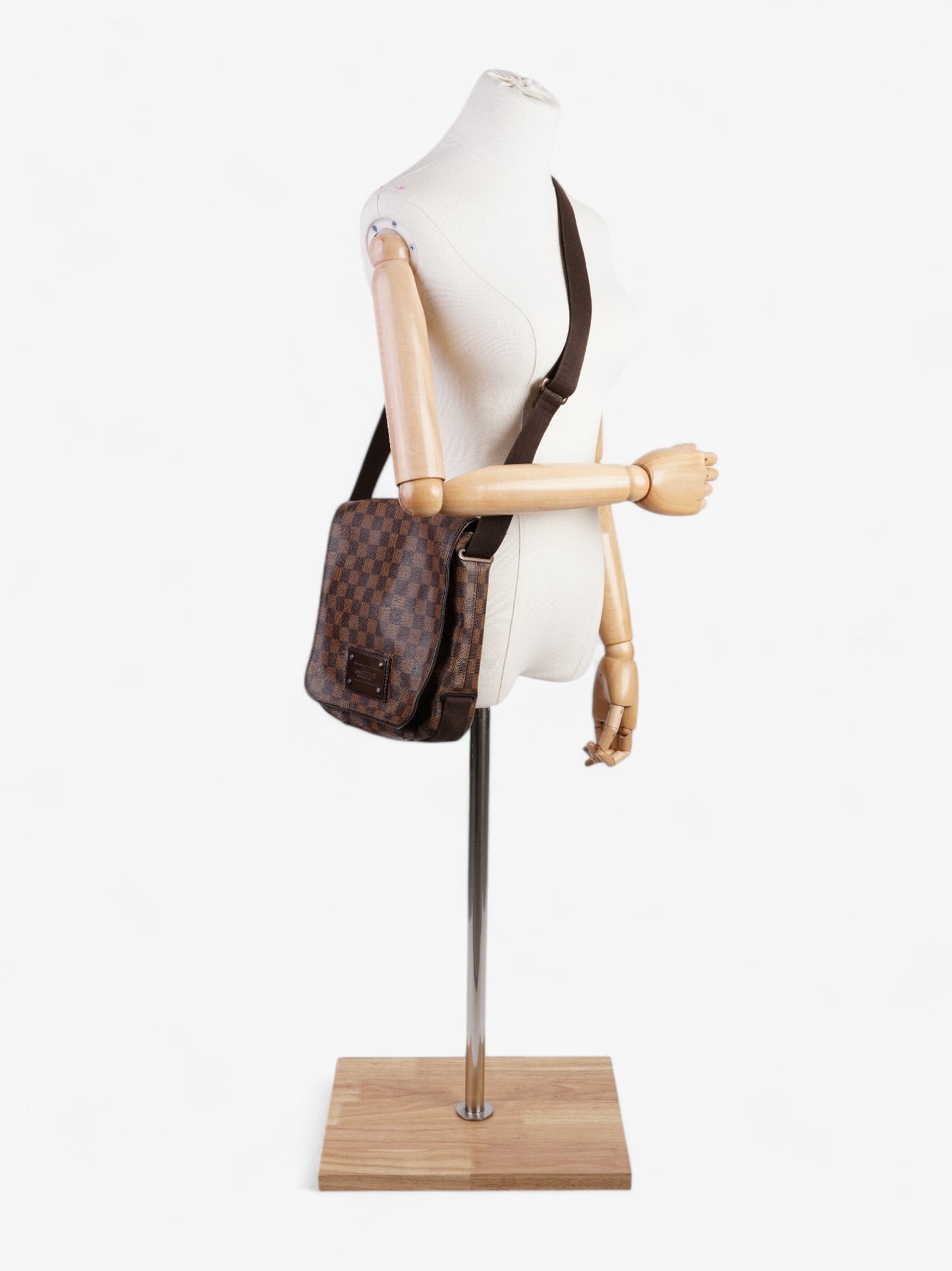 Louis Vuitton Brooklyn Ebene Coated PM Damier Canvas Coated Canvas Apparel