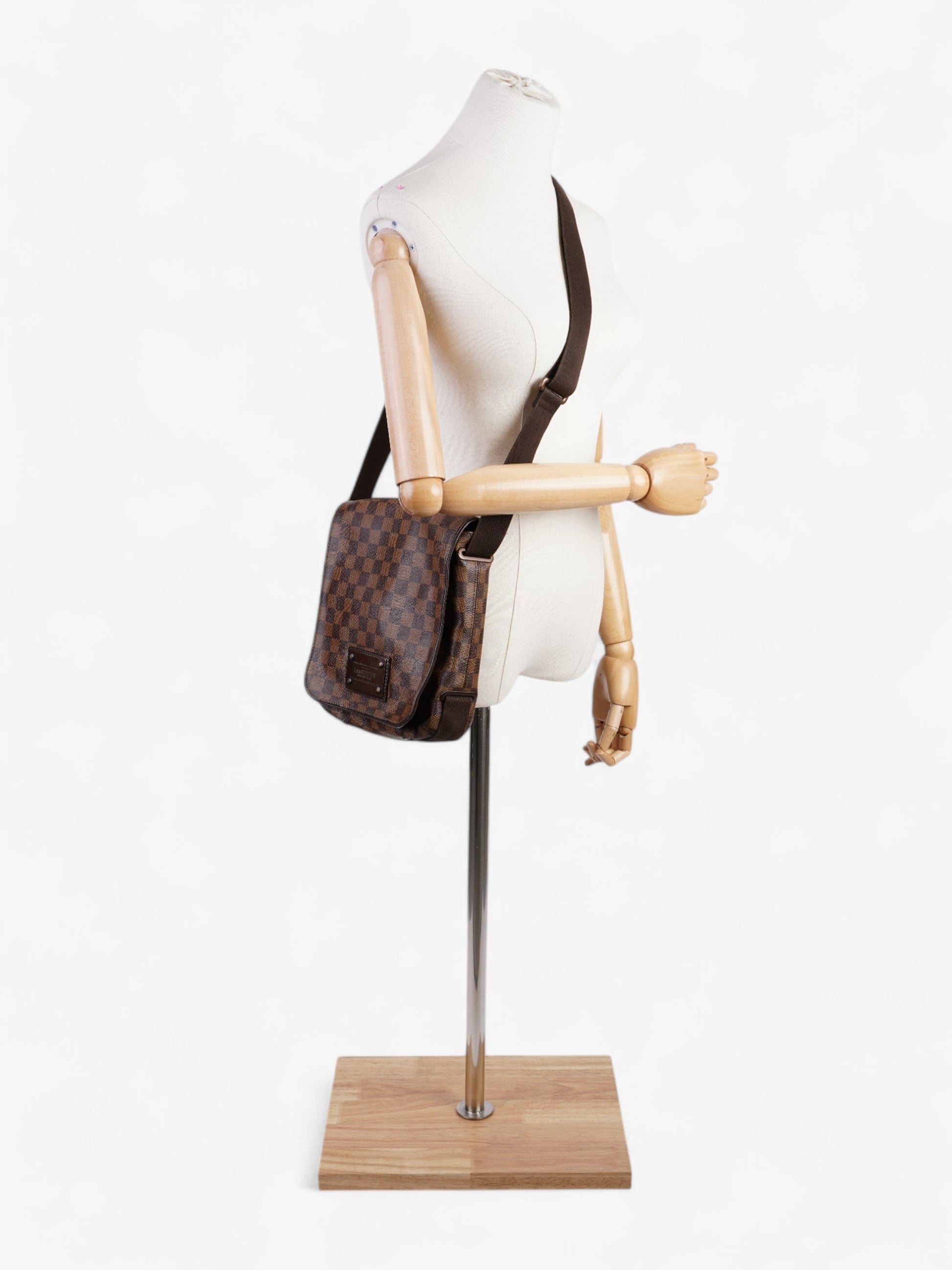 Louis Vuitton Brooklyn Ebene Coated PM Damier Canvas Coated Canvas Apparel