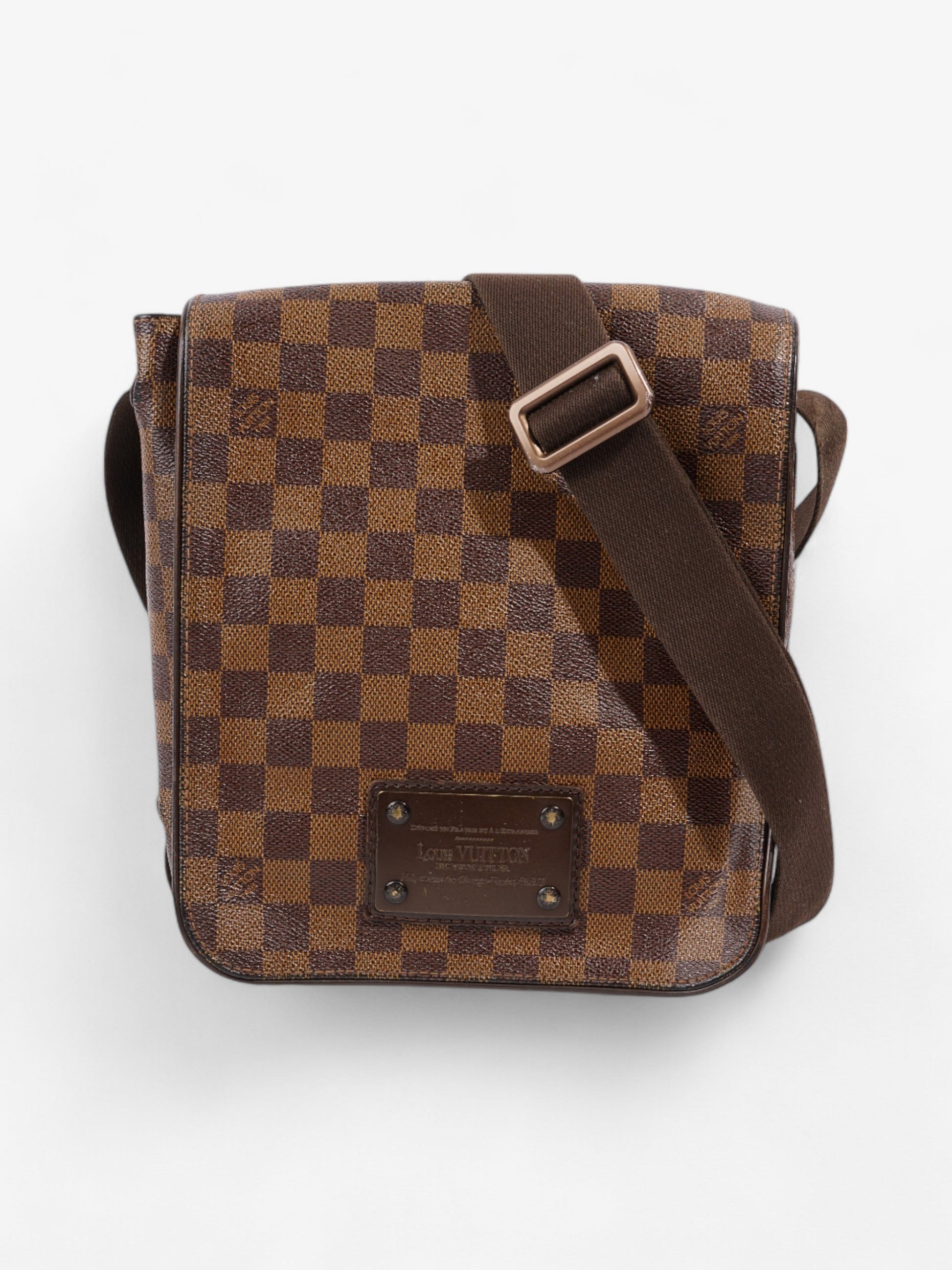Louis Vuitton Brooklyn Ebene Coated PM Damier Canvas Coated Canvas Apparel