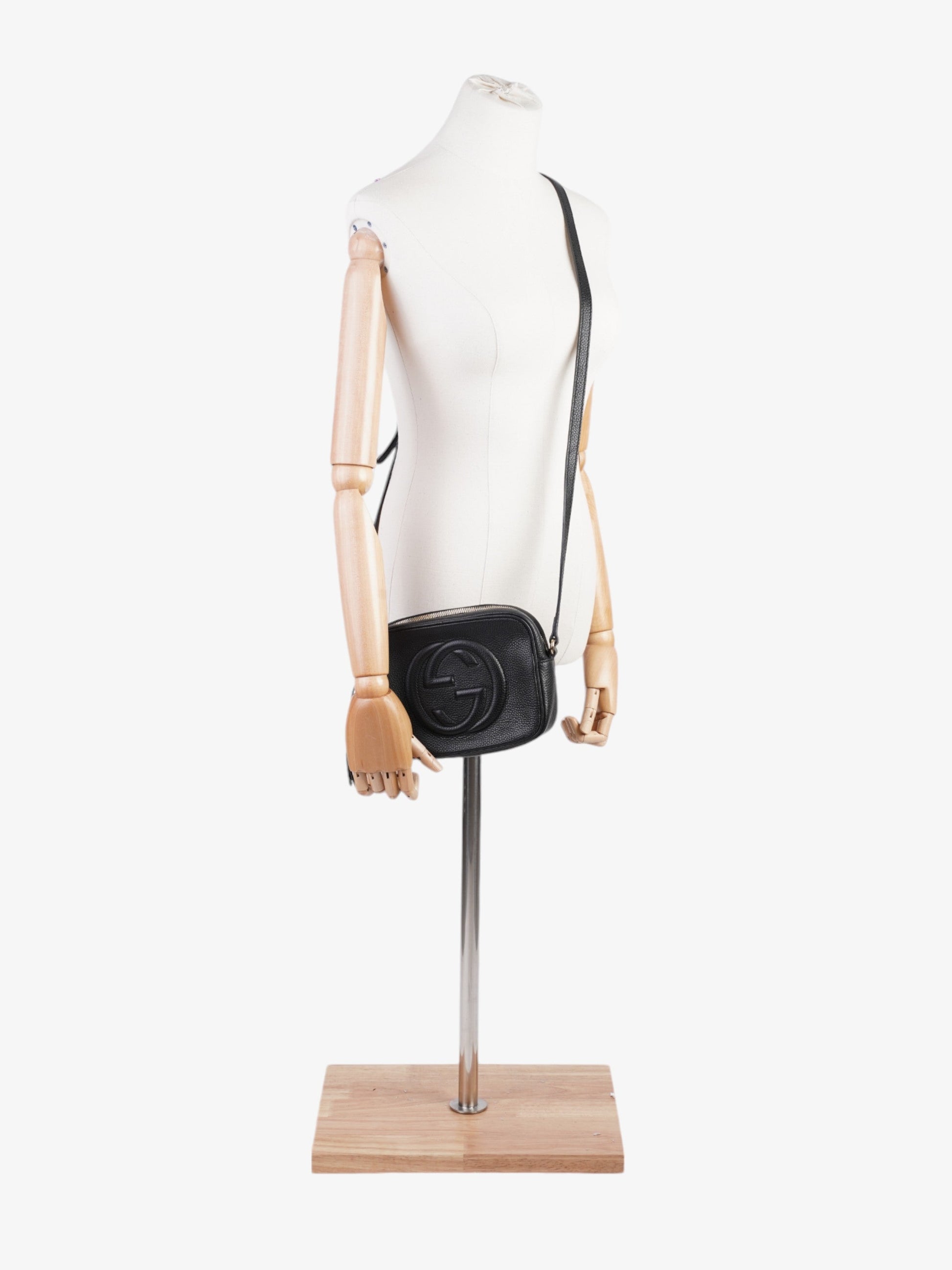Gucci Soho Disco Bag Leather Black Crossbody Bag Leather Small