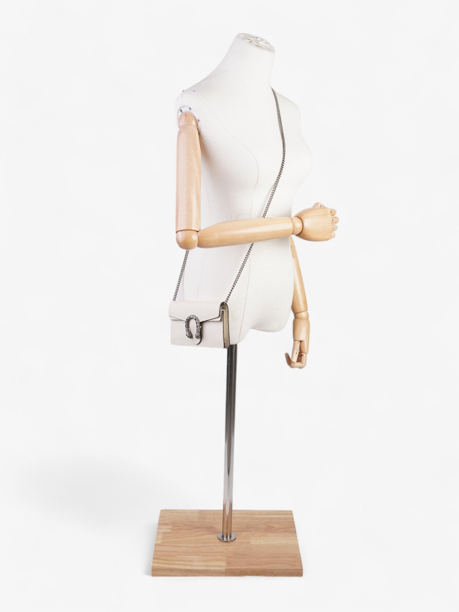 Gucci Dionysus Super Shoulder Bag Leather Cream