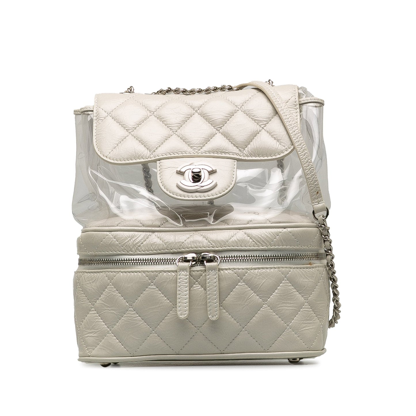 White Chanel Aquarium Backpack
