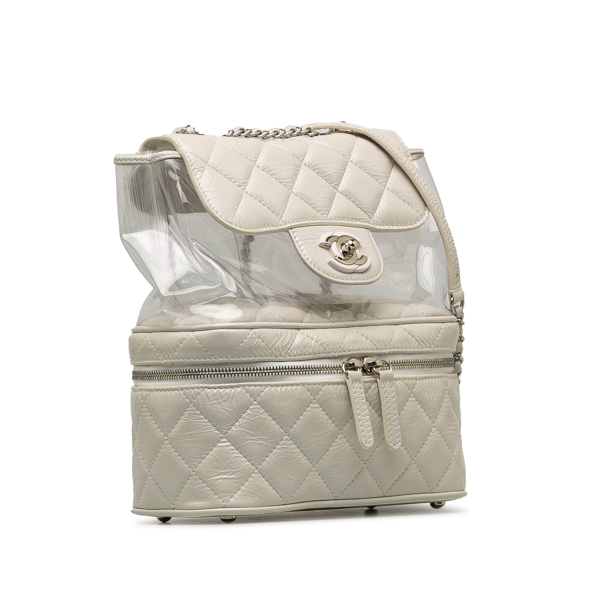 White Chanel Aquarium Backpack