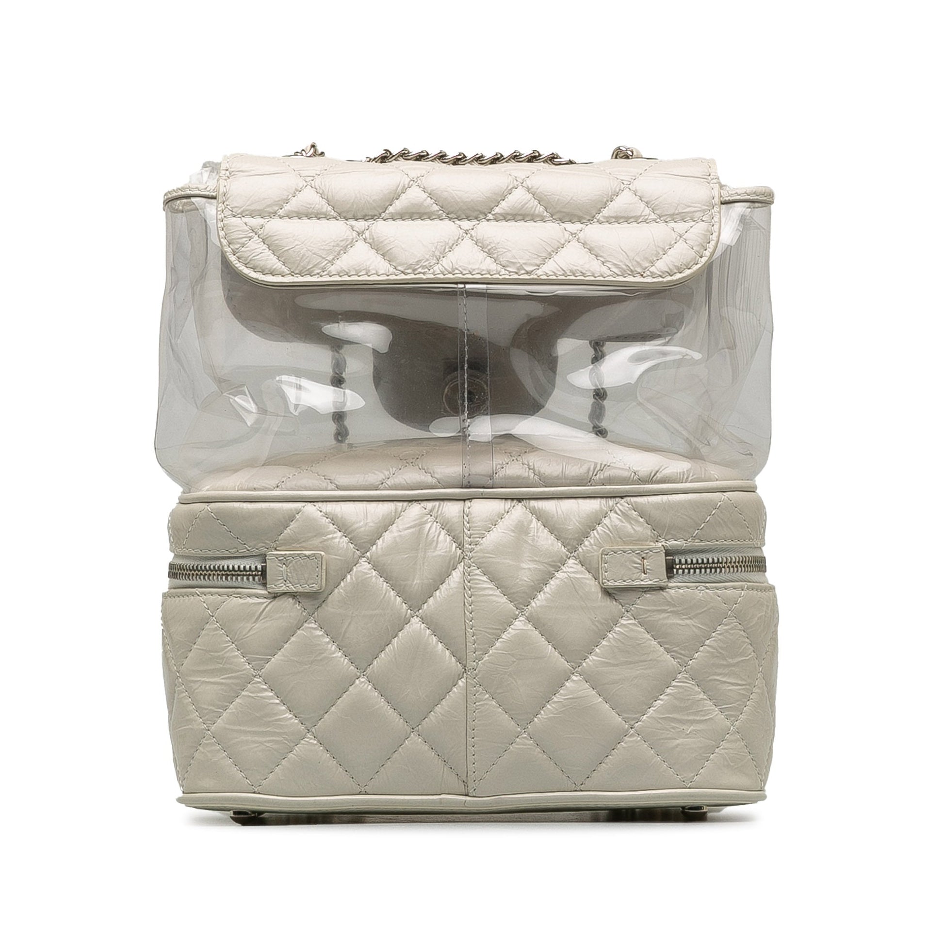 White Chanel Aquarium Backpack