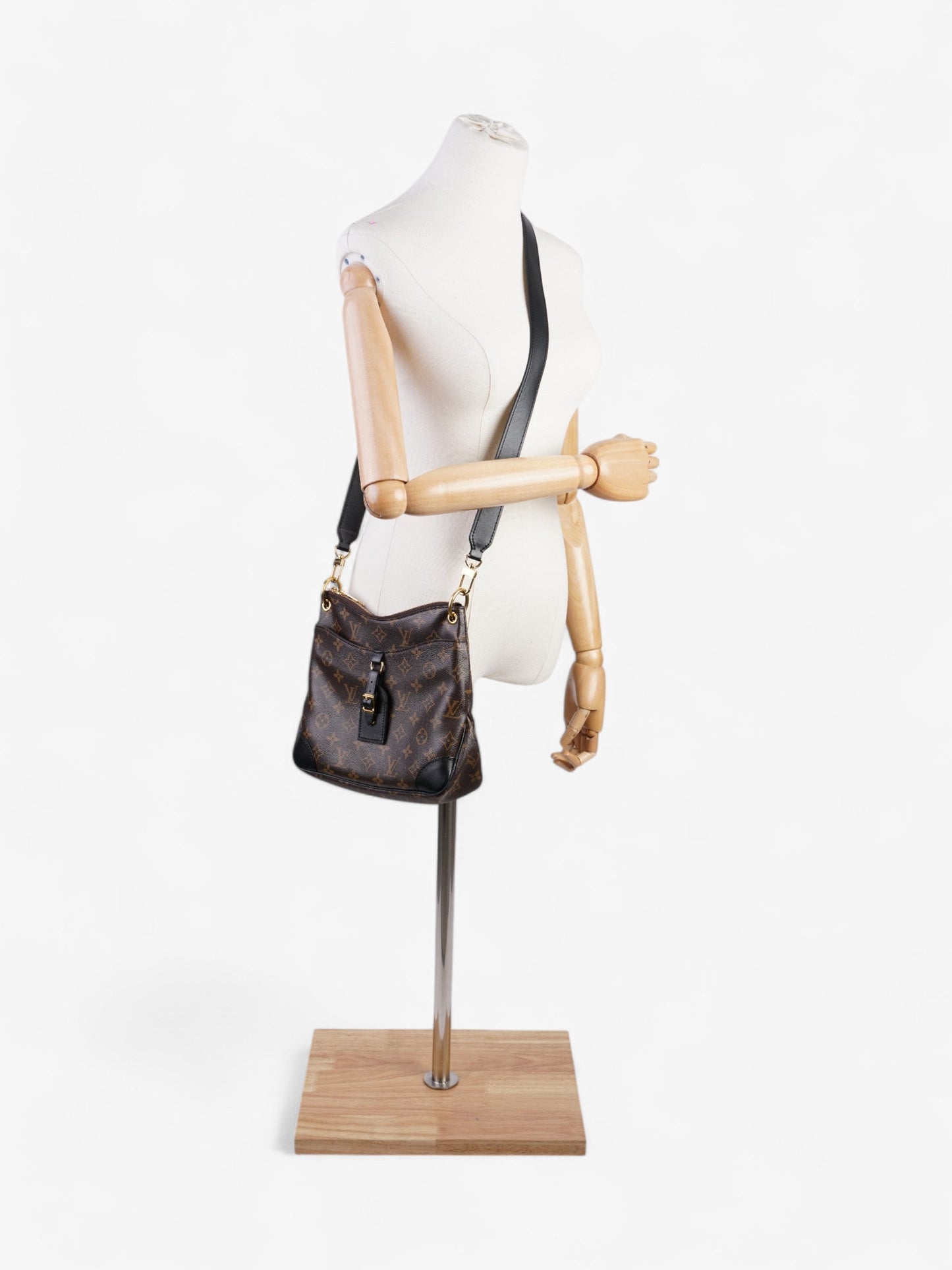 Louis Vuitton Odeon Coated PM Monogram Canvas Coated Canvas Black Apparel