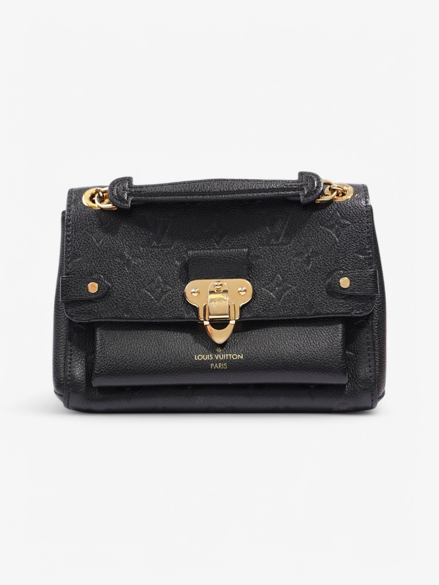 Louis Vuitton Vavin Black Leather Handbag