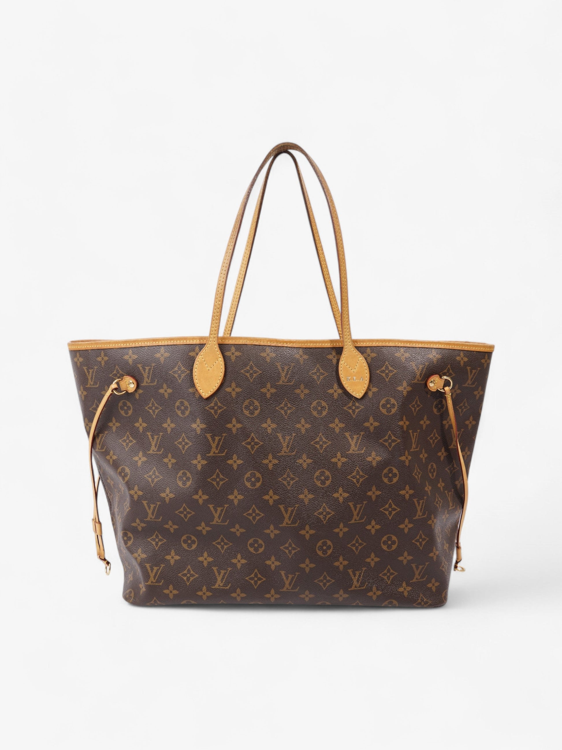 Louis Vuitton Never full GM Coated Monogram Canvas Coated Canvas Brown Apparel