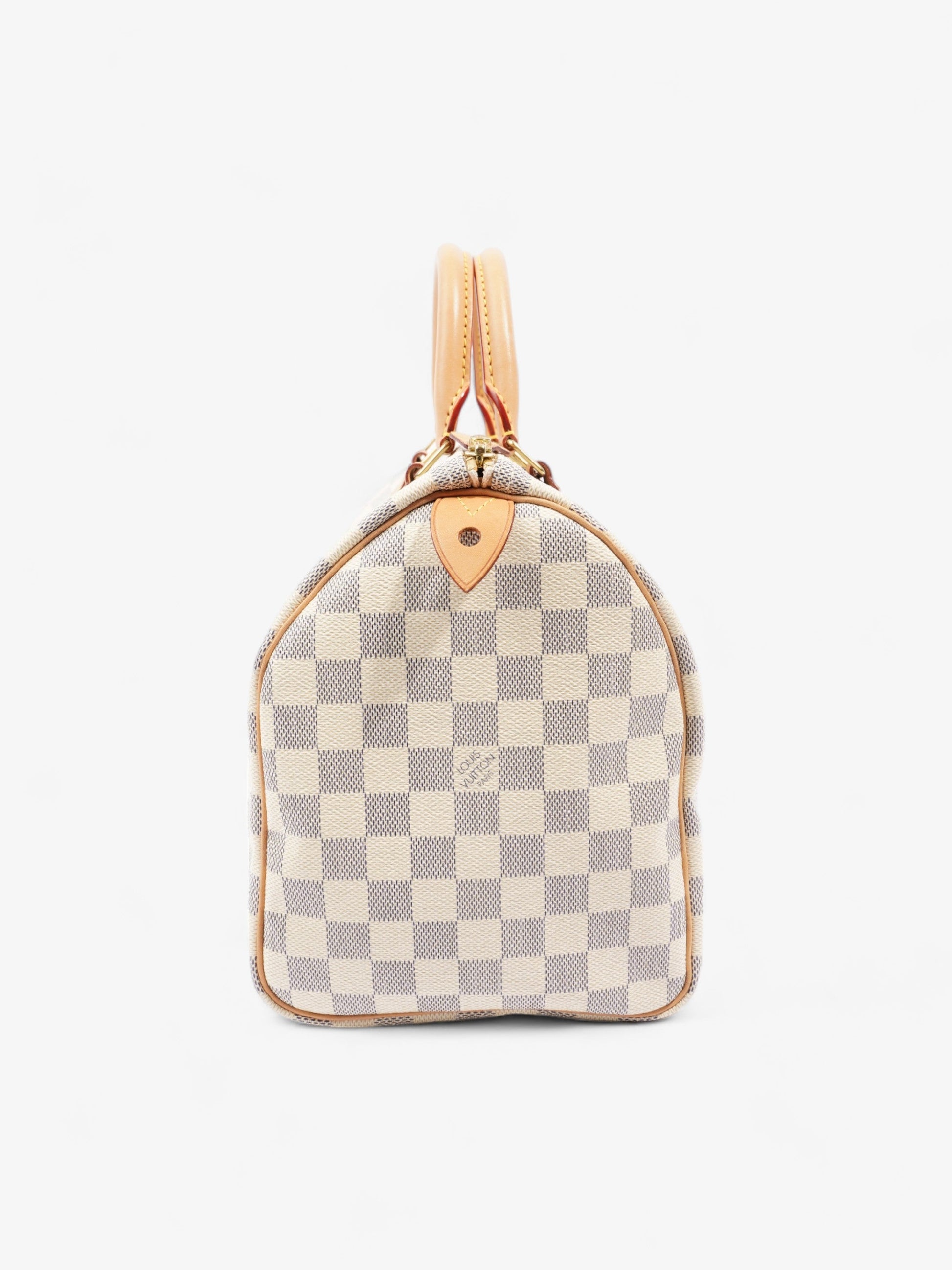 Louis Vuitton Speedy 30 Azur Coated Canvas Damier Apparel Canvas 2