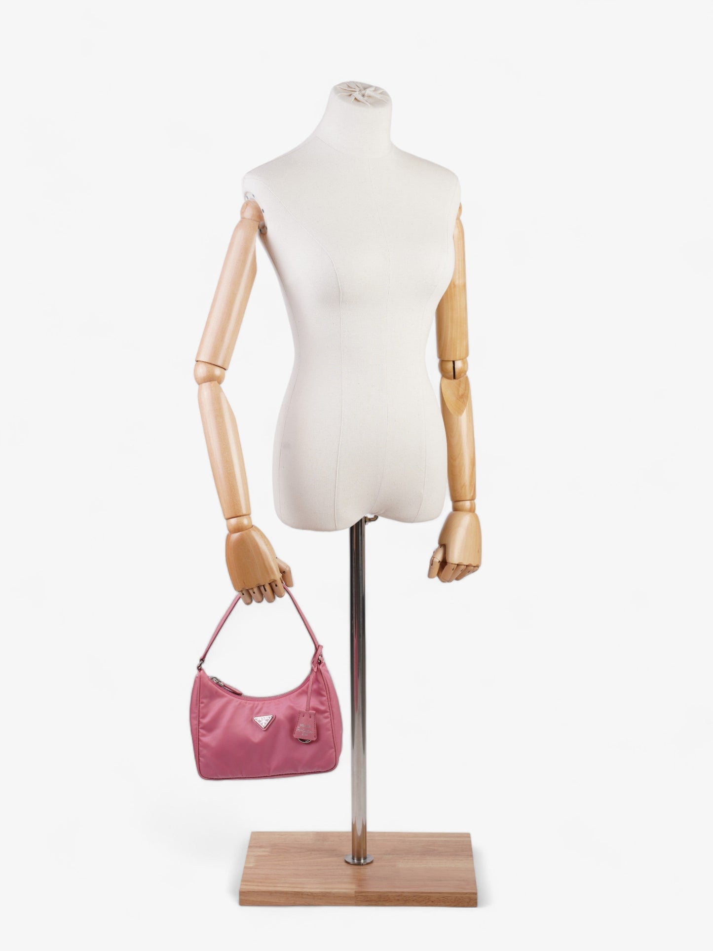 Prada Re Edition Re Shoulder Bag Nylon Pink 2