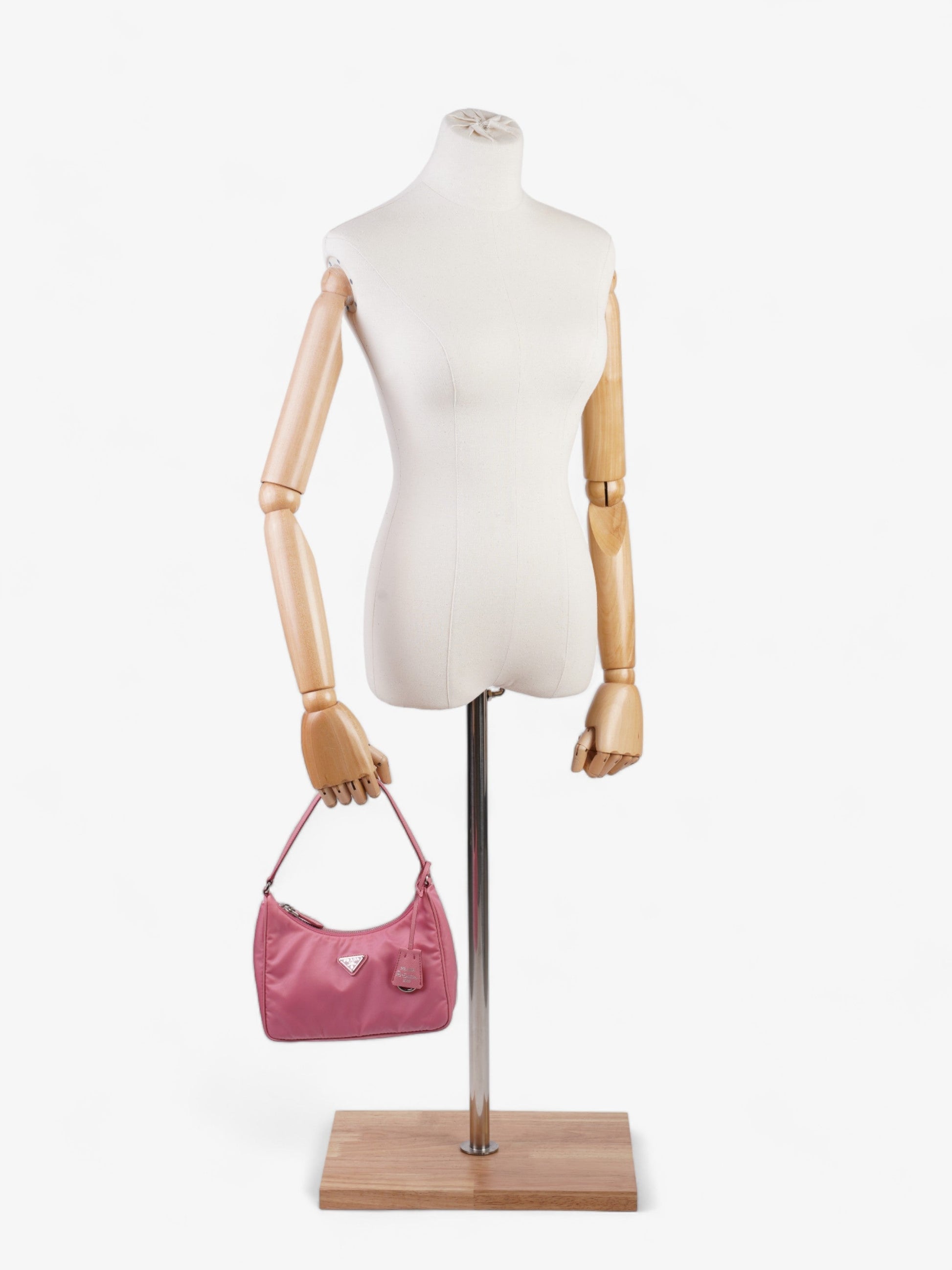 Prada Re Edition Re Shoulder Bag Nylon Pink 2