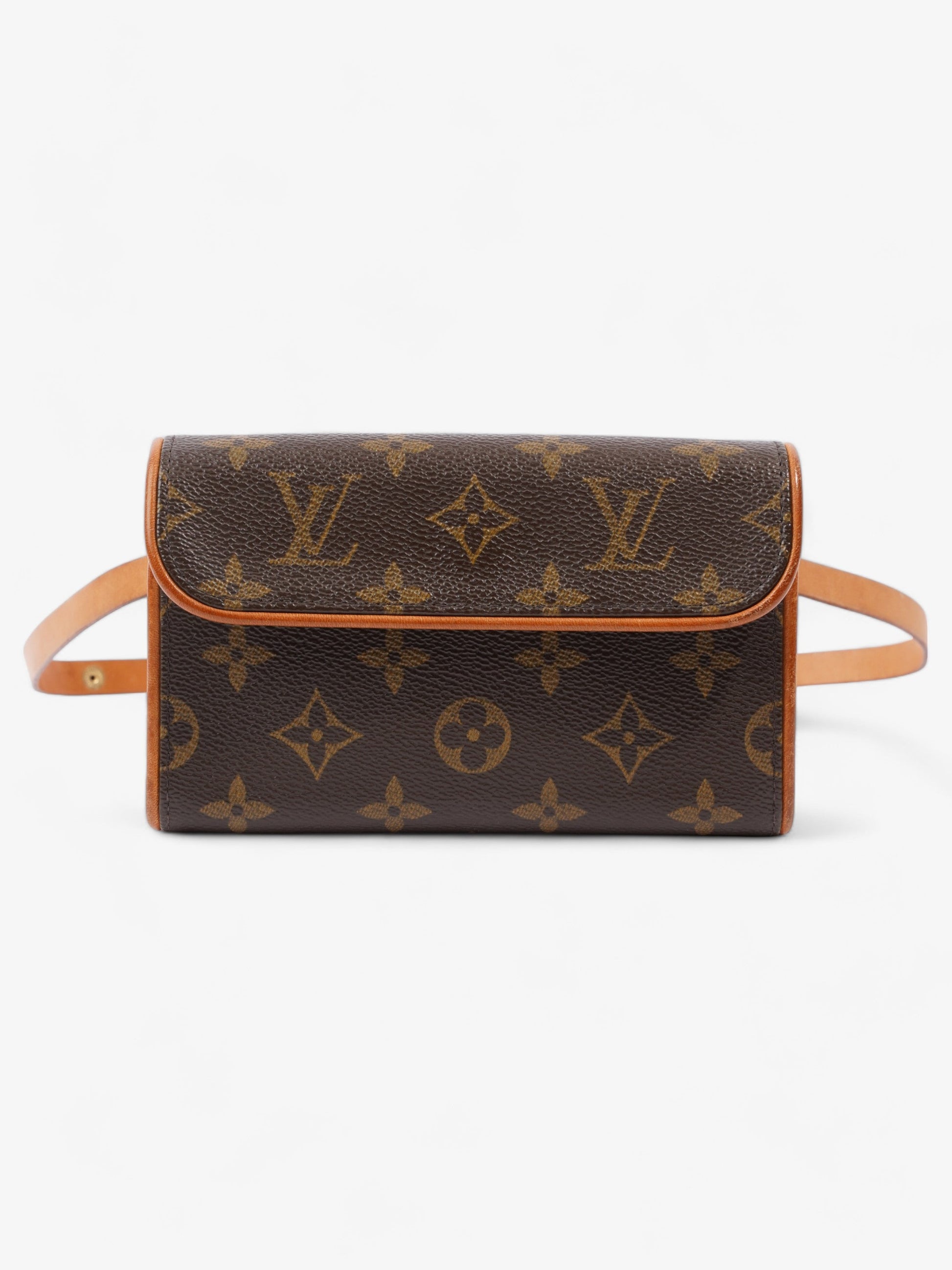 Louis Vuitton Pochette Florentine Belt Coated Monogram Canvas Coated Canvas XS Apparel