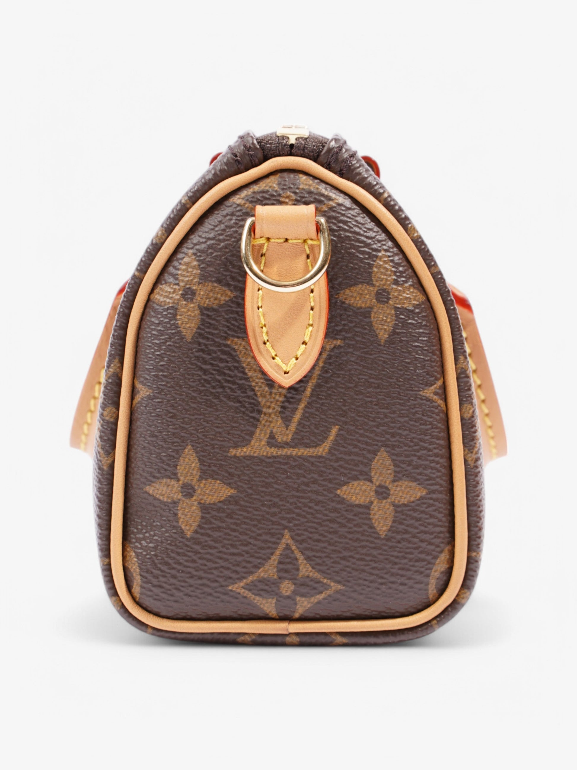 Louis Vuitton Speedy Bandouliere Coated Nano Monogram Canvas Coated Canvas Apparel