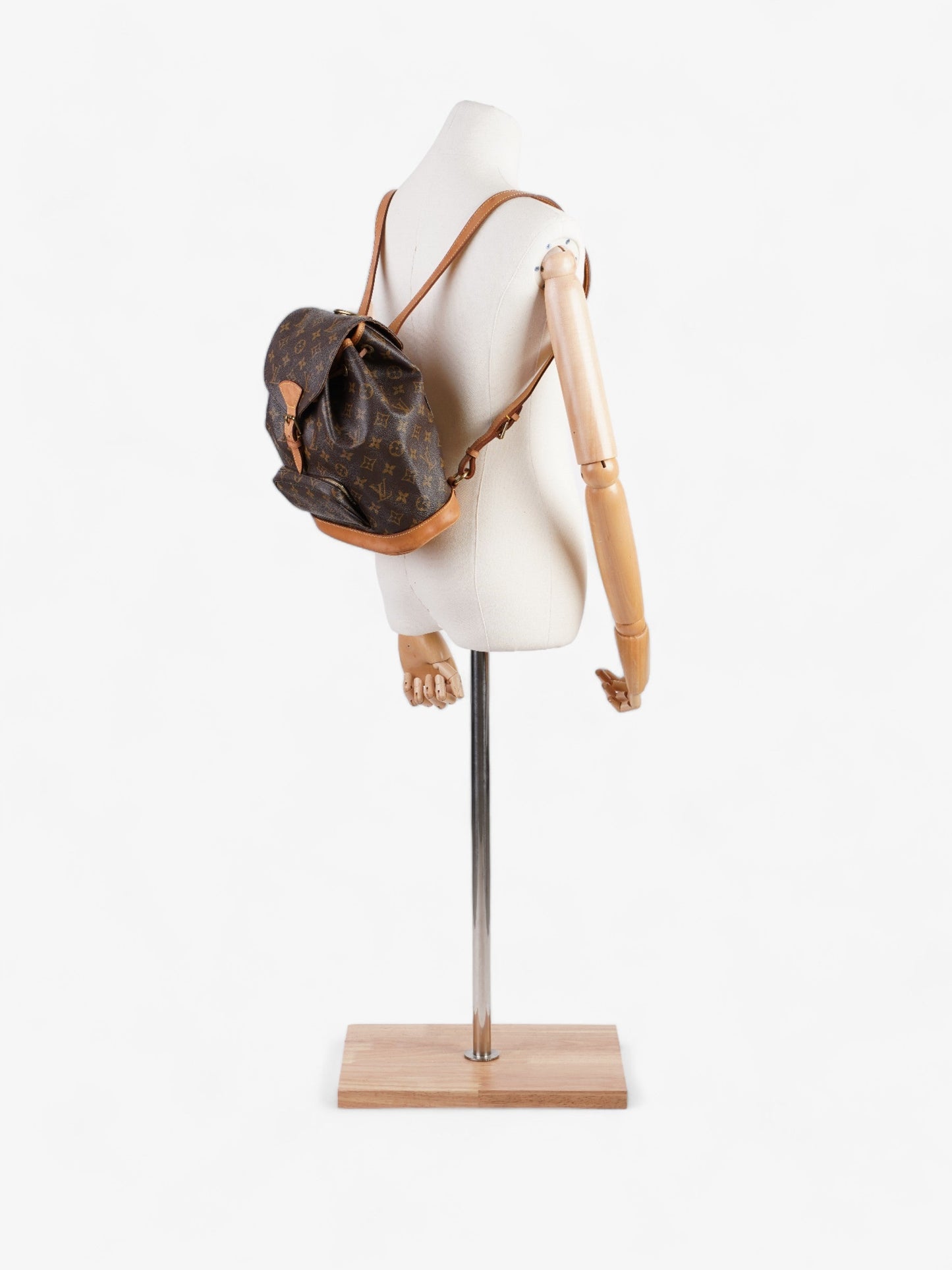 Louis Vuitton Montsouris Coated MM Monogram Canvas Coated Canvas Apparel Mm 1