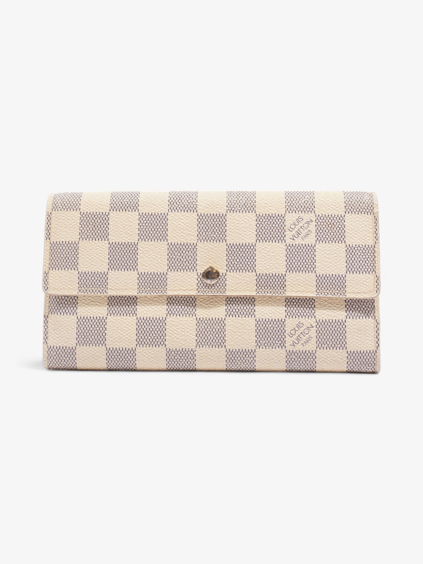 Louis Vuitton Sarah Azur Coated Canvas Damier Wallet Case Canvas 1